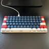 Low Profile 74-key Wired Mechanical Keyboard • Hot Swappable, Hand Assembled, Gaming, Travel, USB-C