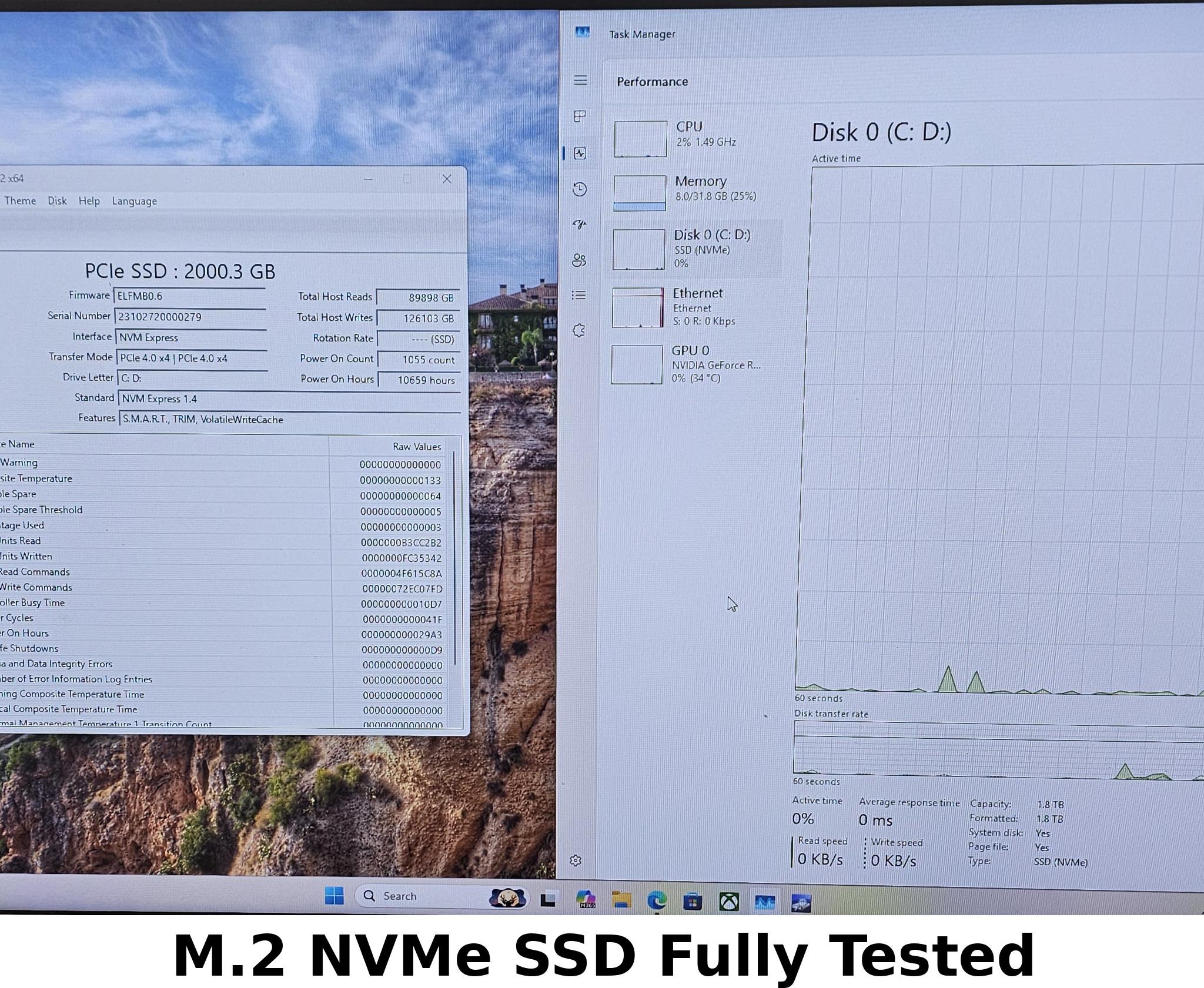 2TB NVMe M.2 SSD PowerSpec PS2TTN440M Gen4