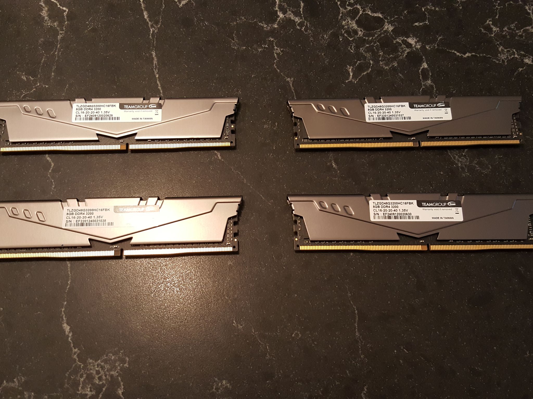 32GB TEAMGROUP T-Force Vulcan Z DDR4 3200MHZ CL16 (4X8)