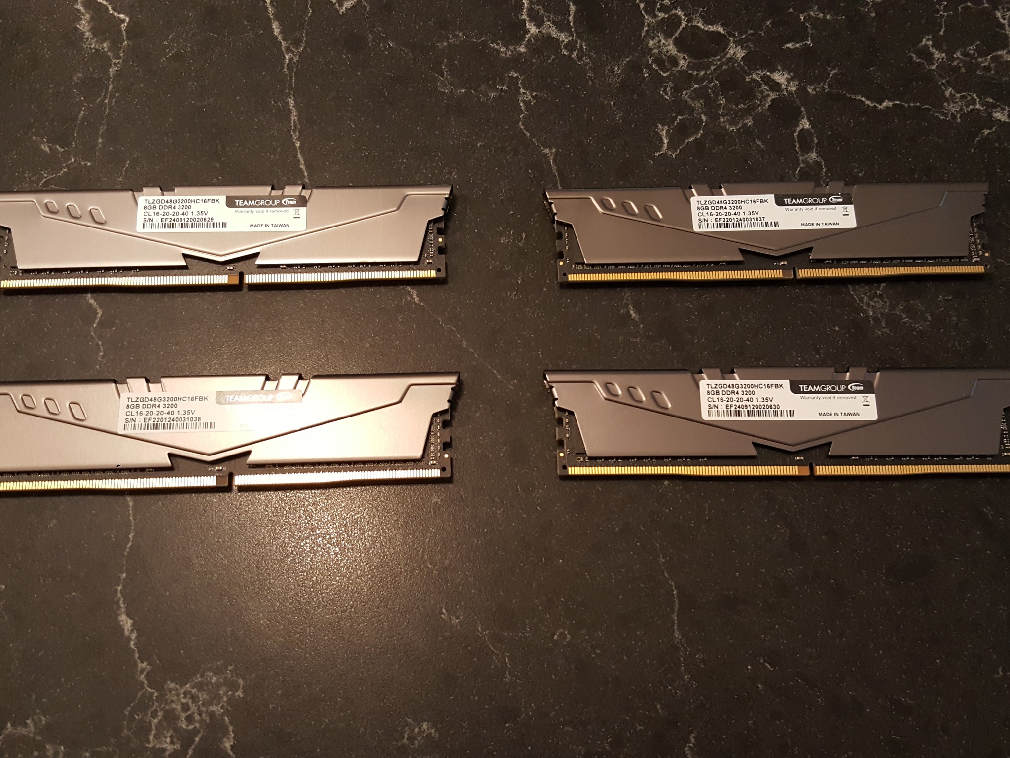 32GB TEAMGROUP T-Force Vulcan Z DDR4 3200MHZ CL16 (4X8)