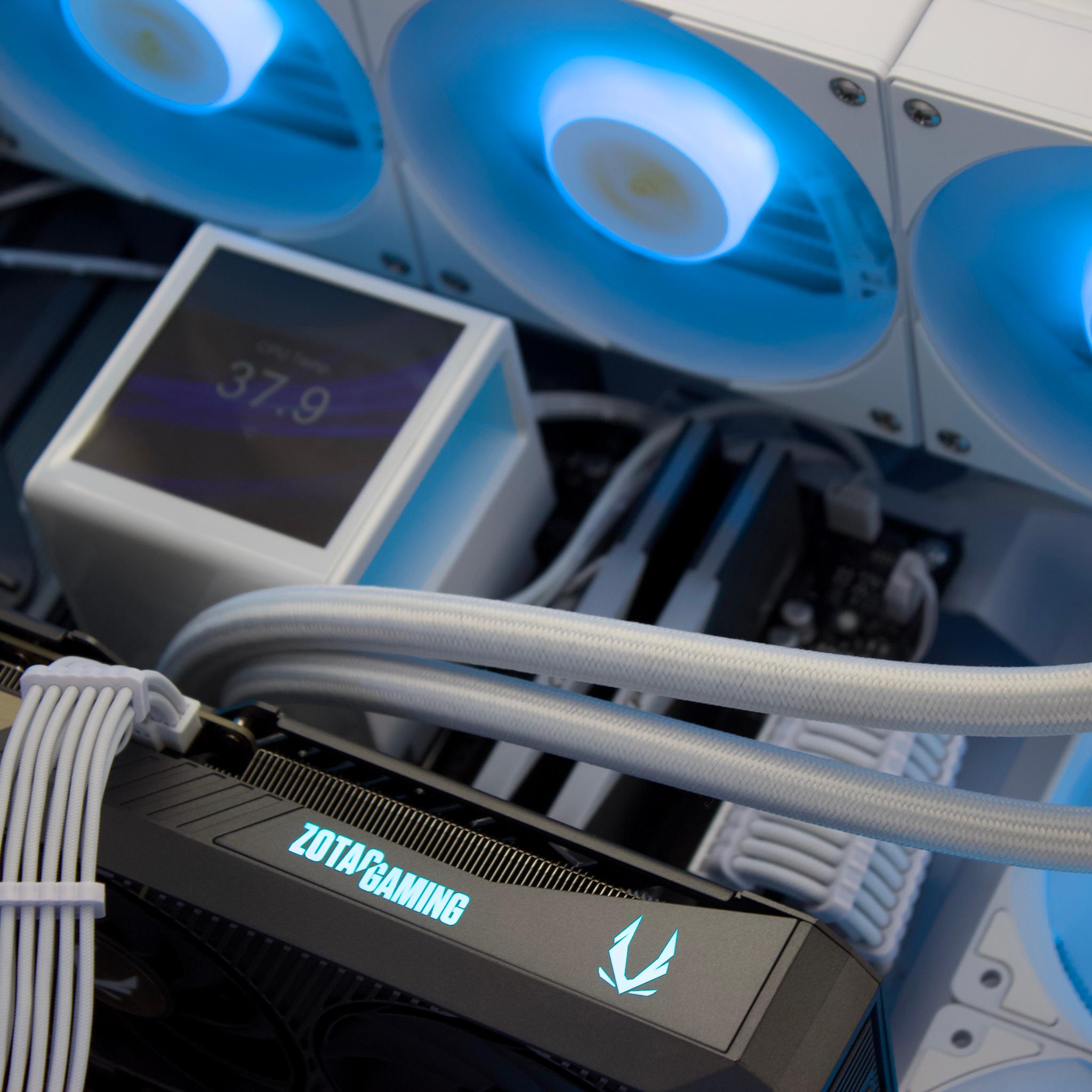 ❄️🧊💎 | Clean 1440P Gaming PC | RTX 5070 12GB, Ryzen 5 9600X, 32GB DDR5 RAM, 1TB NVMe SSD | ❄️🧊💎