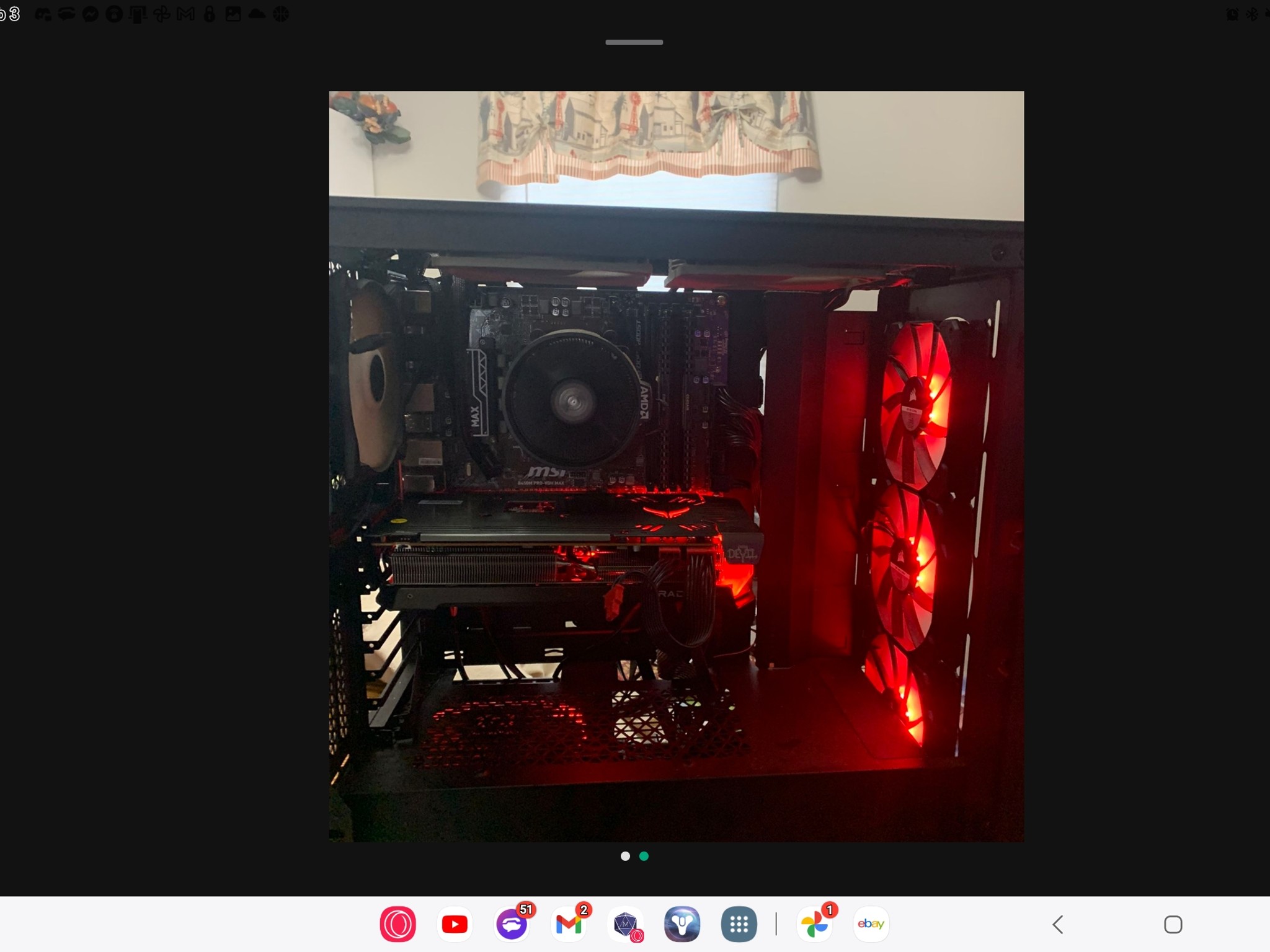 Red devil 6600xt. Runs great