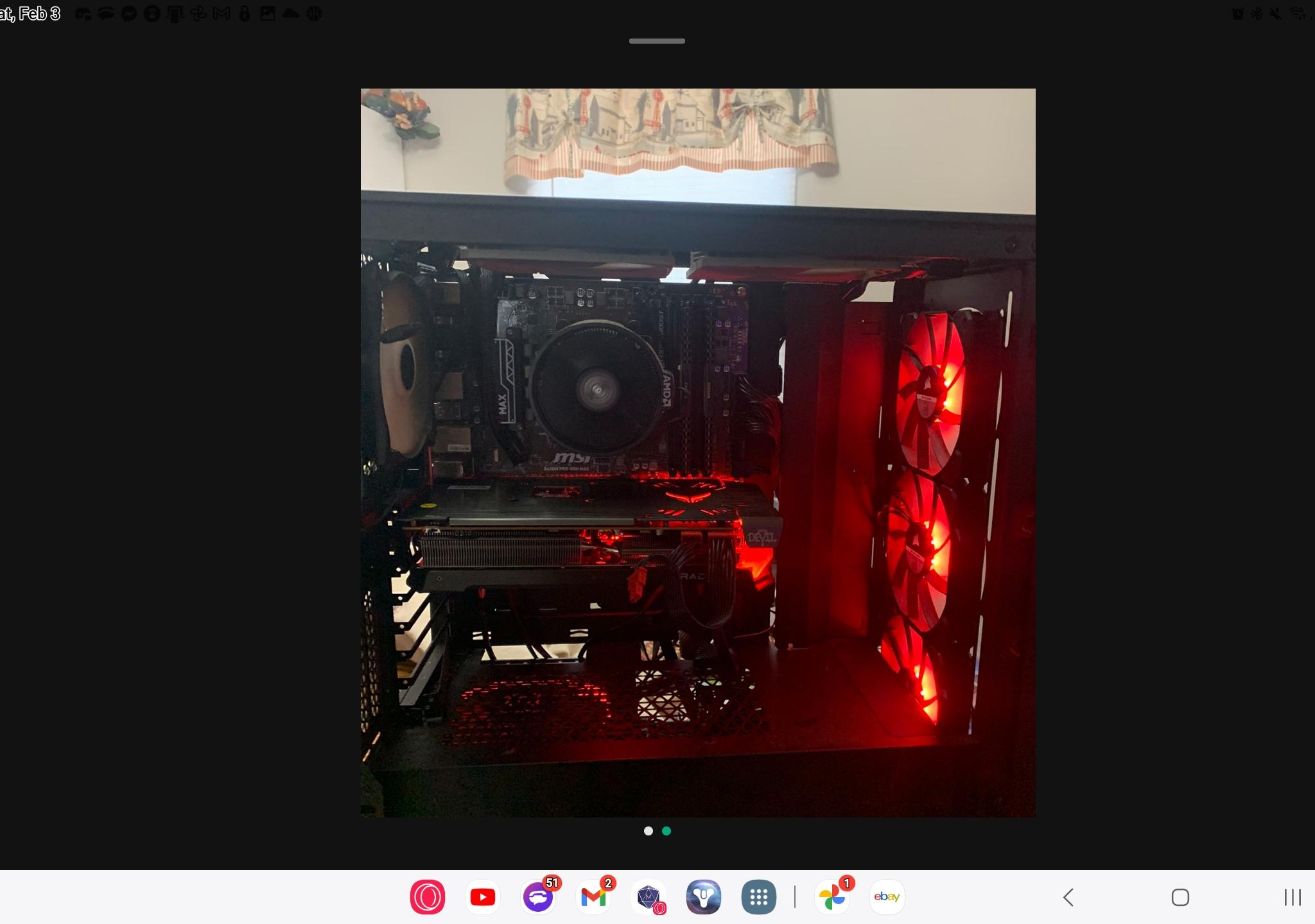 Red devil 6600xt. Runs great