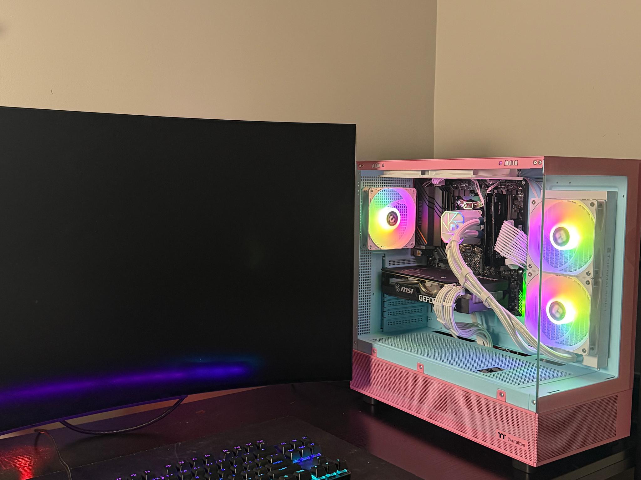 Pink Gaming PC • RTX 3060 Ti • 32GB RAM • 240mm AIO• Ultra-Smooth 1080p
