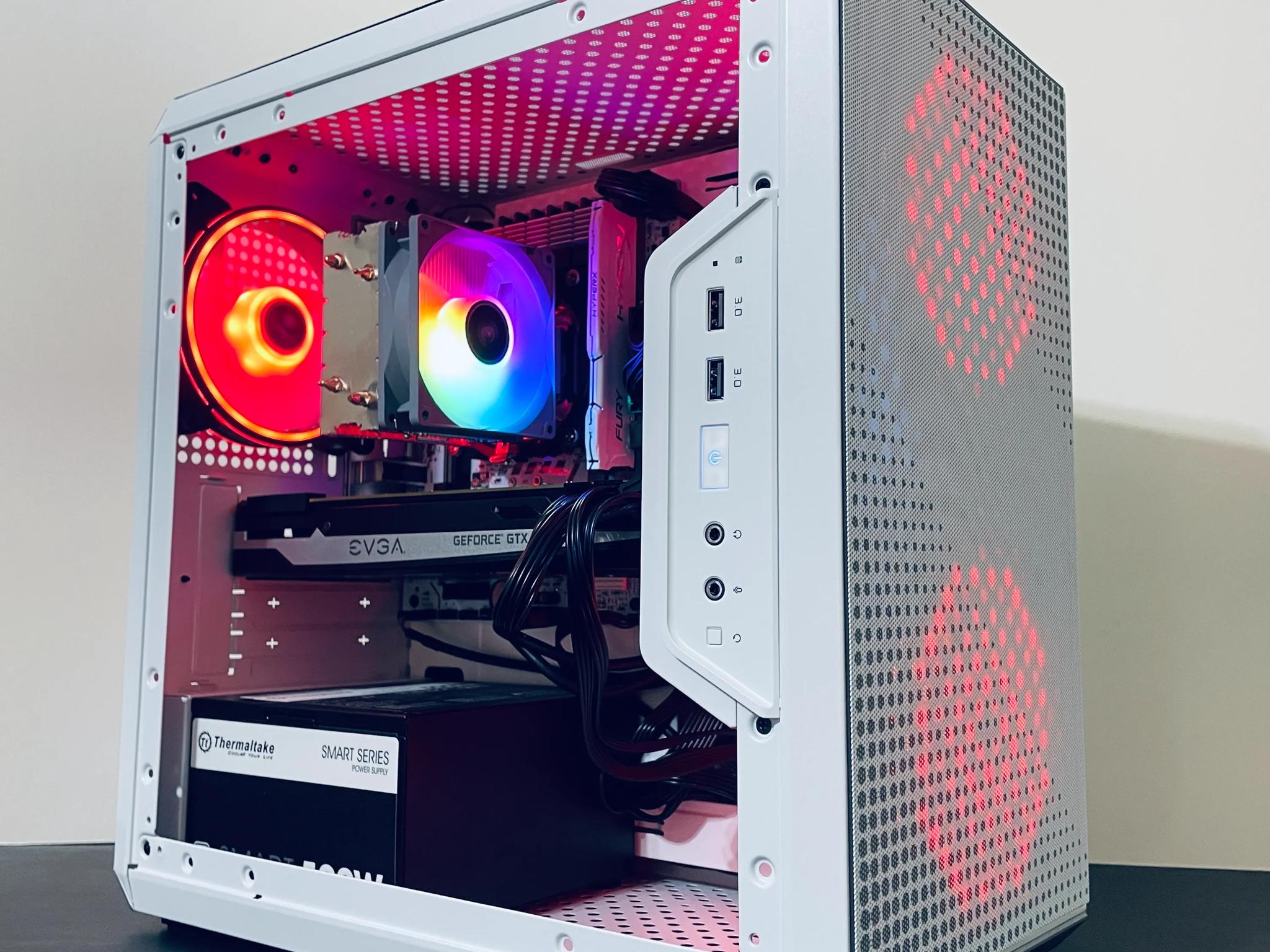 ⚡Budget White Gaming PC - Intel Xeon 10-cores ● 16GB RAM ● 512GB SSD ● Wi-Fi ● Nvidia GTX 980