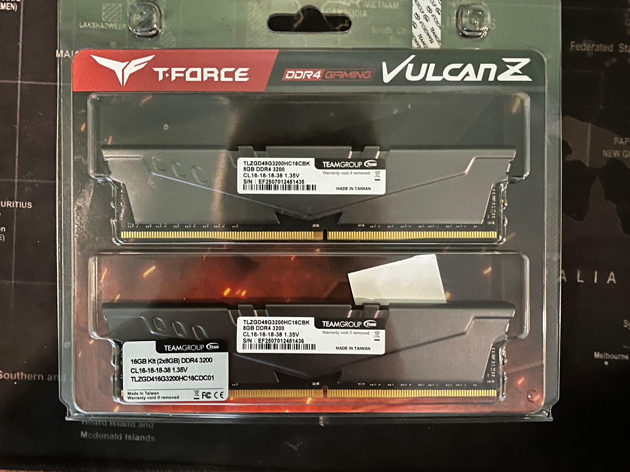 T-FORCE VULCAN Z 16GB (2 x 8GB)