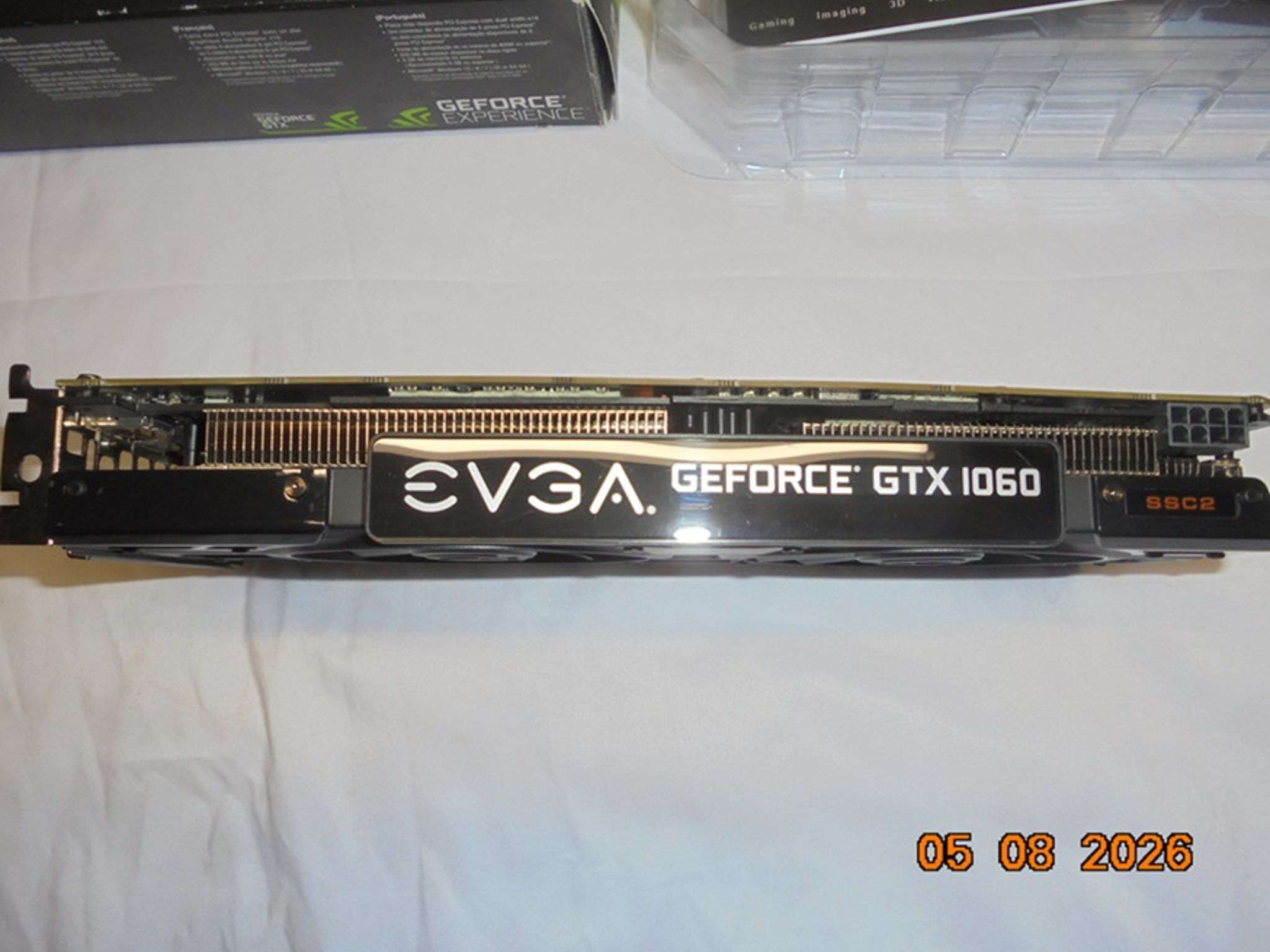 EVGA GeForce GTX 1060 SSC2 GAMING/06G-P4-6667-KR/6GB GDDR5/iCX cooling
