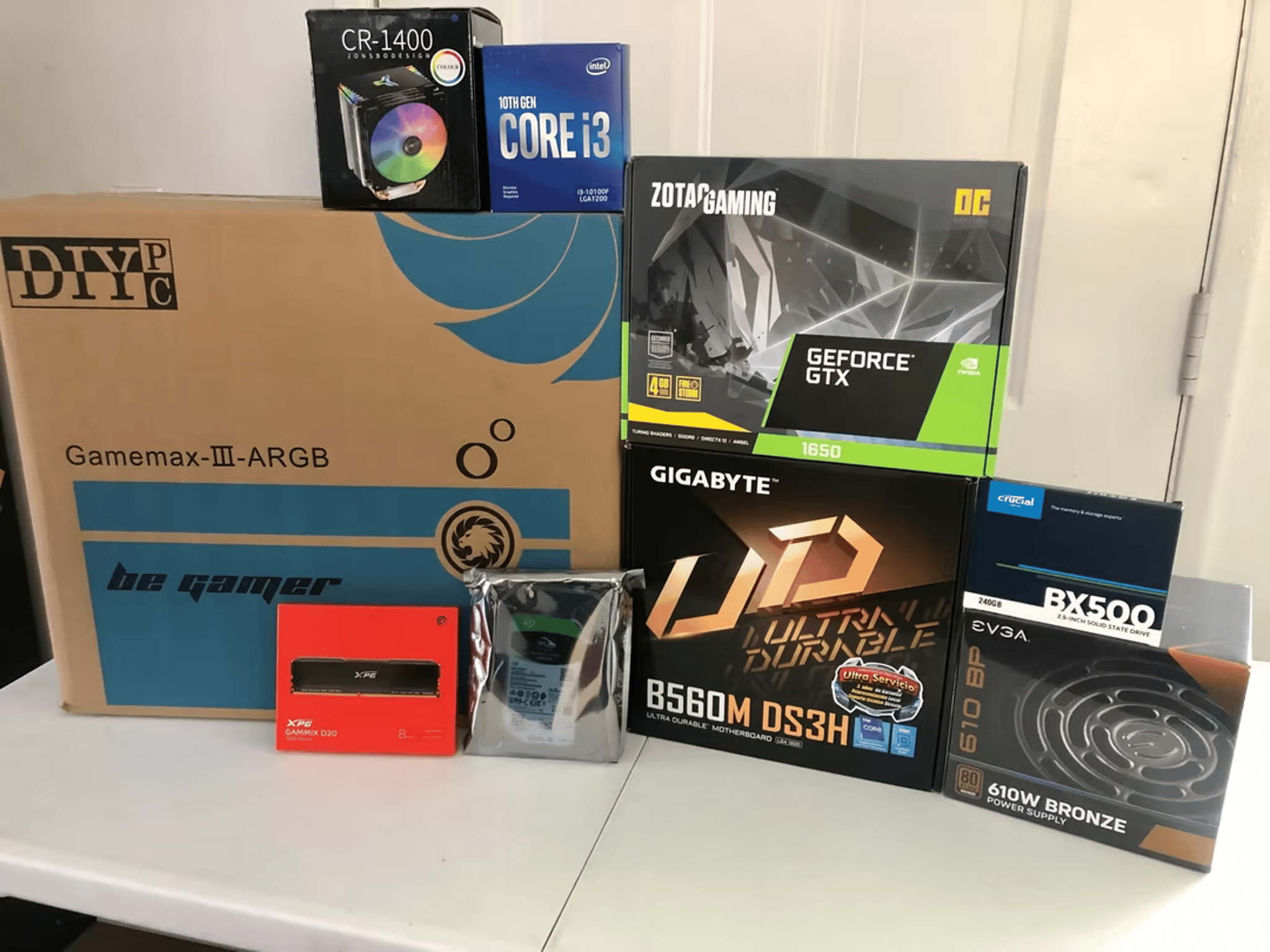 BNOP Budget Gaming PC i3-10100F
