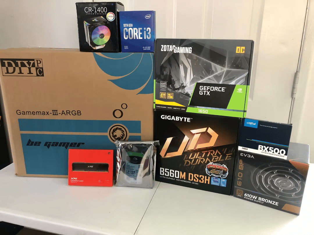 BNOP Budget Gaming PC i3-10100F