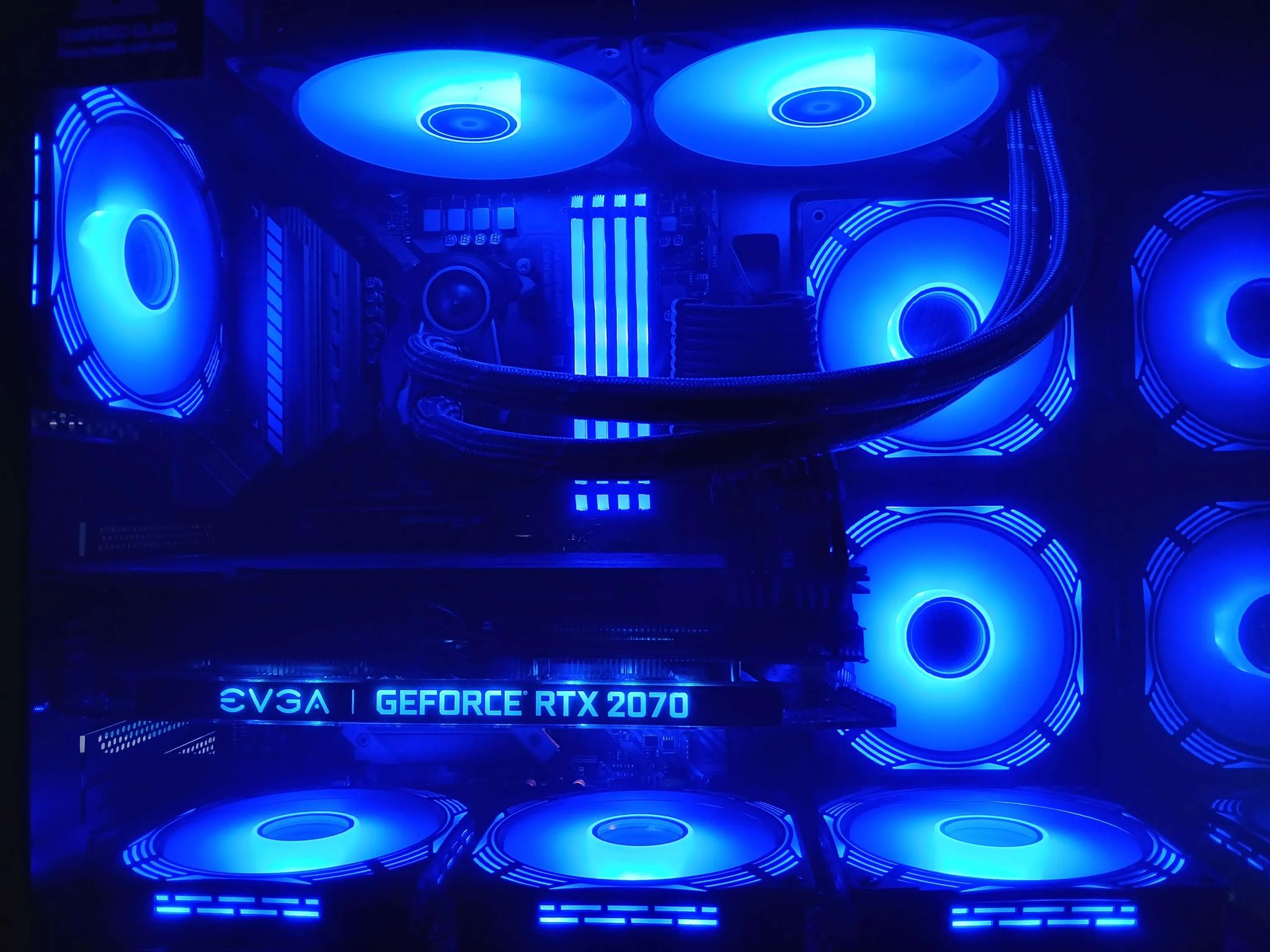 | Black RGB GAMING PC | Ryzen 5 5600x | EVGA RTX 2070S) | 32gb DDR4 RAM |1tb NvMe SSD