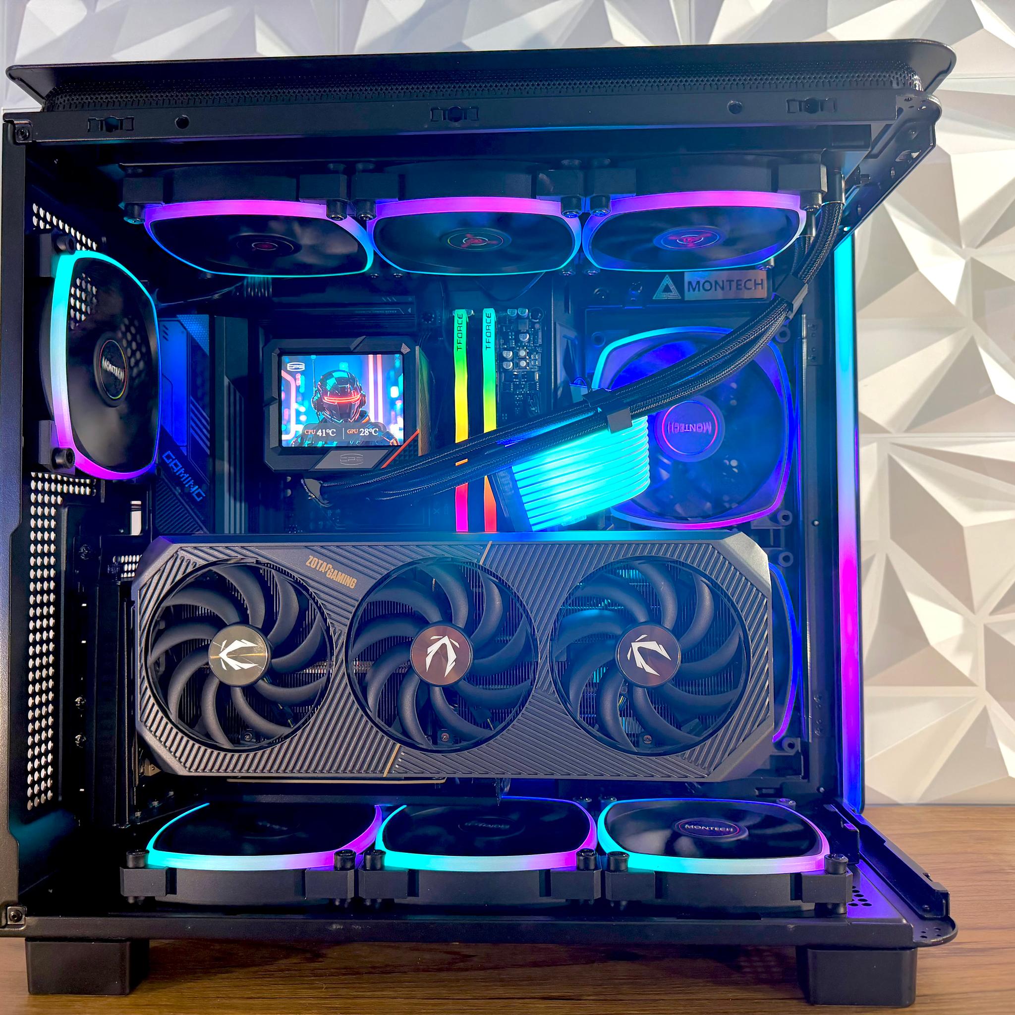 🧊 RTX 5080| Ryzen 7 9850X3D | 32GB RGB | 2TB | Windows 11 Pro “AURORA TITAN” 🧊