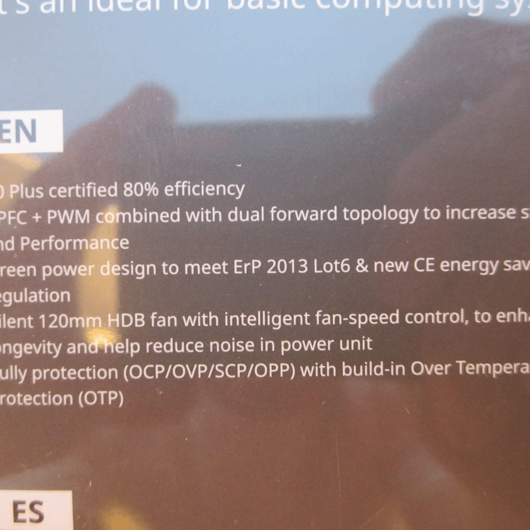 New Cooler Master MasterWatt Lite 80+ 500w Power Supply