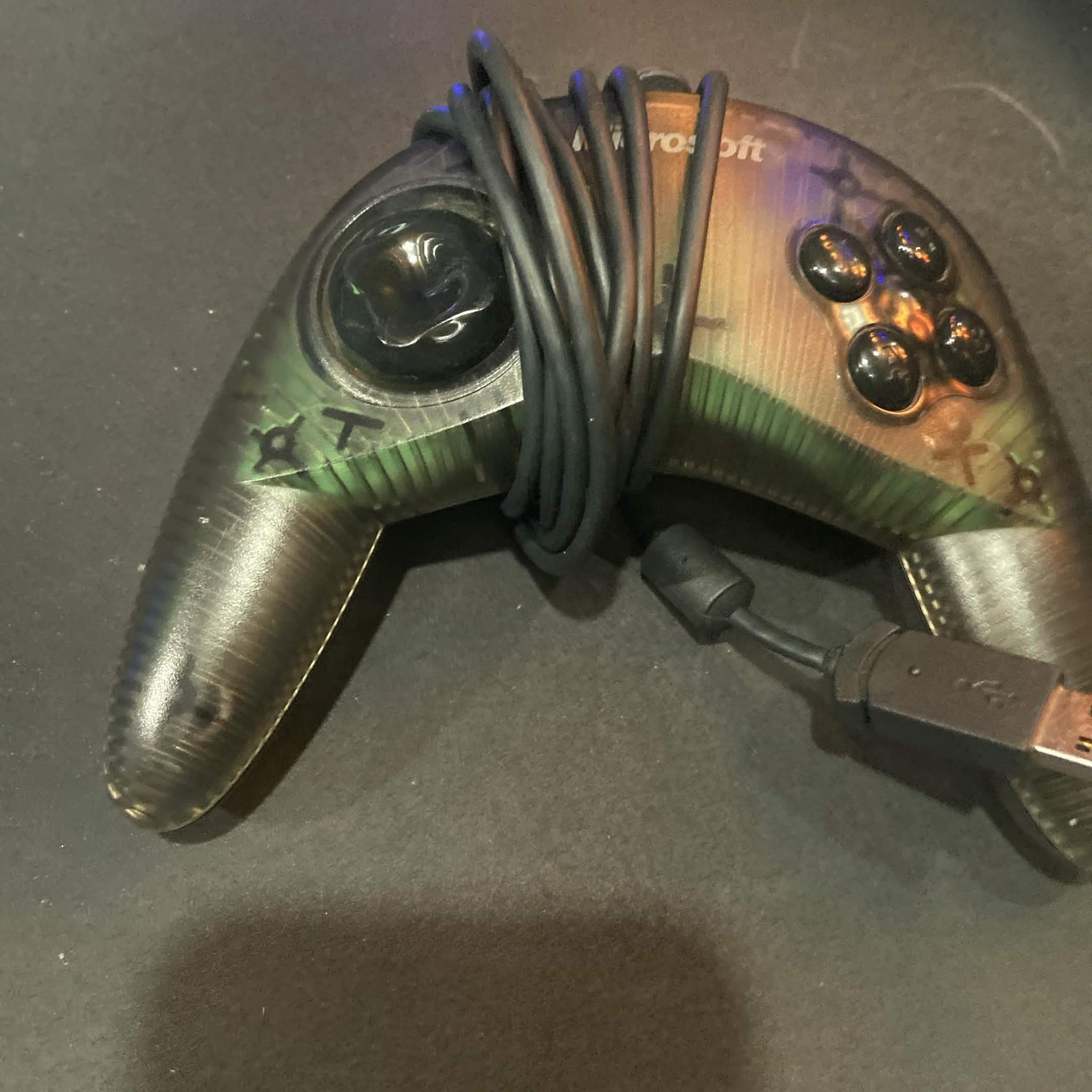 Microsoft SideWinder Plug and Play Gamepad rare retro pc controller