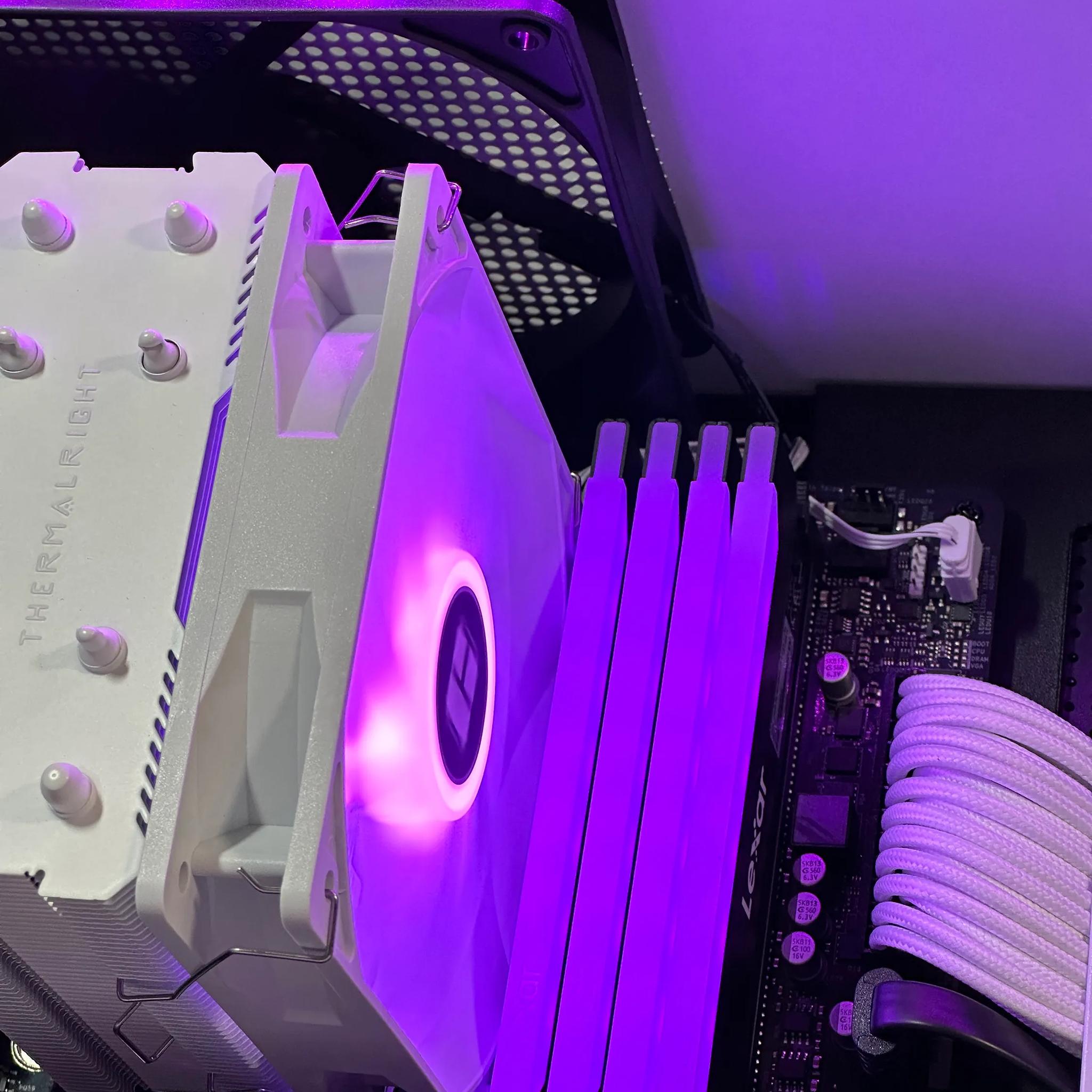 Intel i5 10400F/Nvidia GTX 1080ti Custom White RGB Gaming PC WIFI WIN11