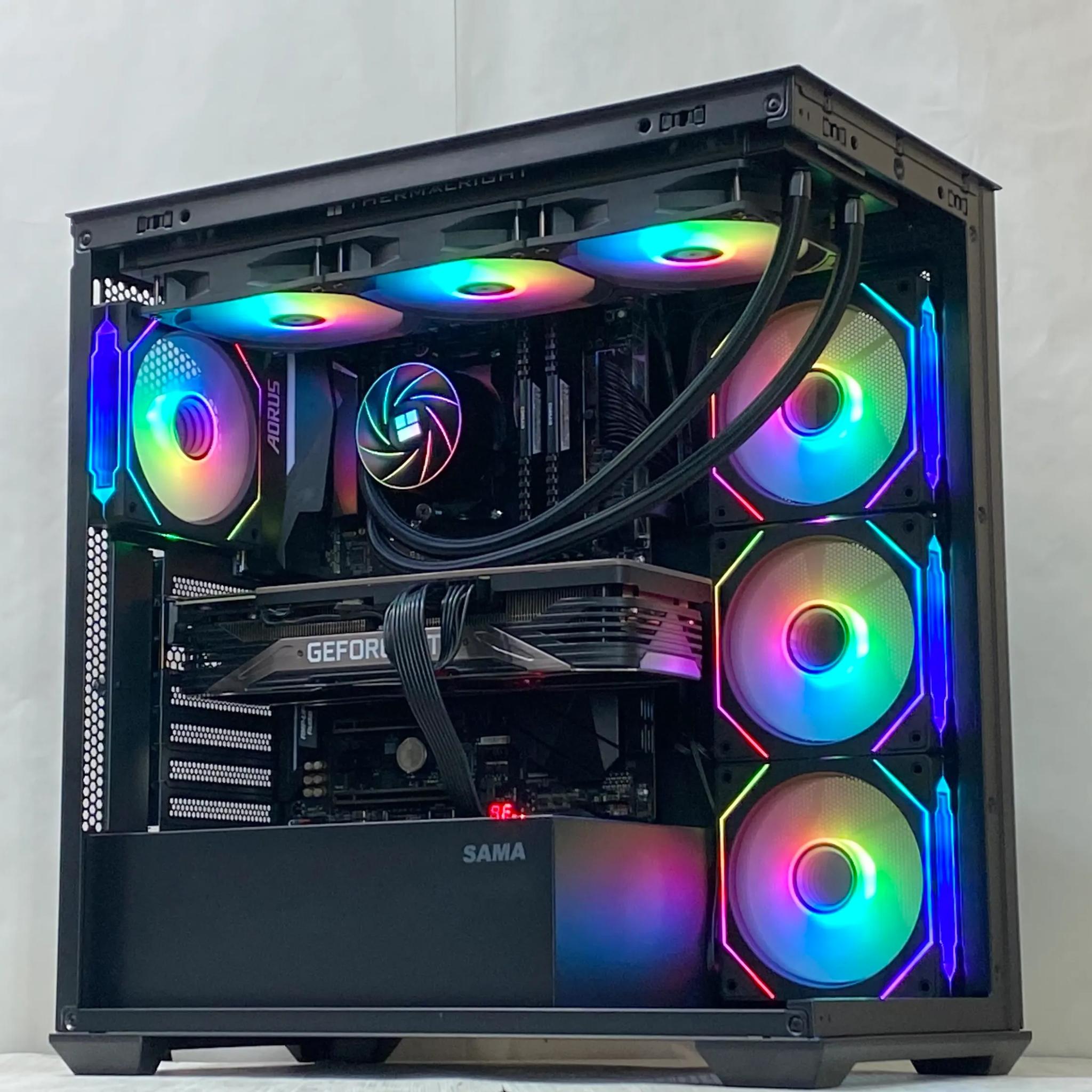 RTX 3080, Ryzen 7 5700X, 32GB DDR4, 1TB NVMe SSD, WiFi - Liquid Cooled Gaming PC