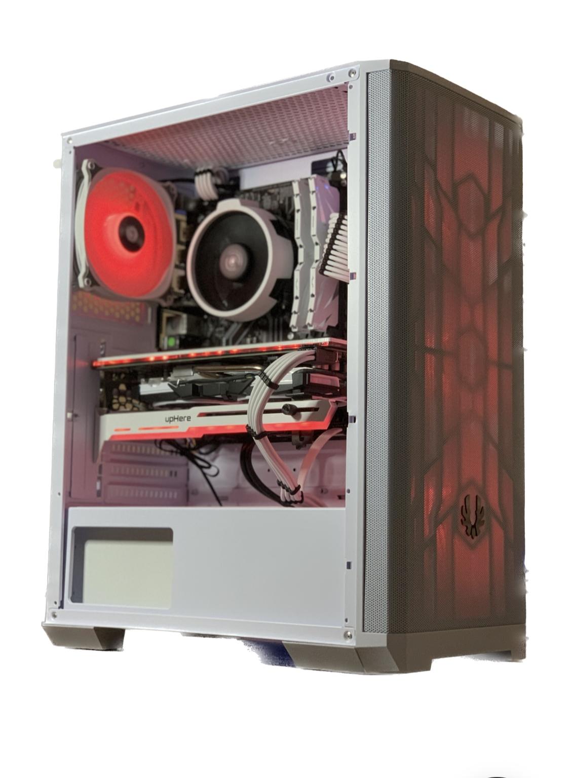 Entry Level White Gaming PC (Ryzen 5 2600 + RX 580) w/ WIFI
