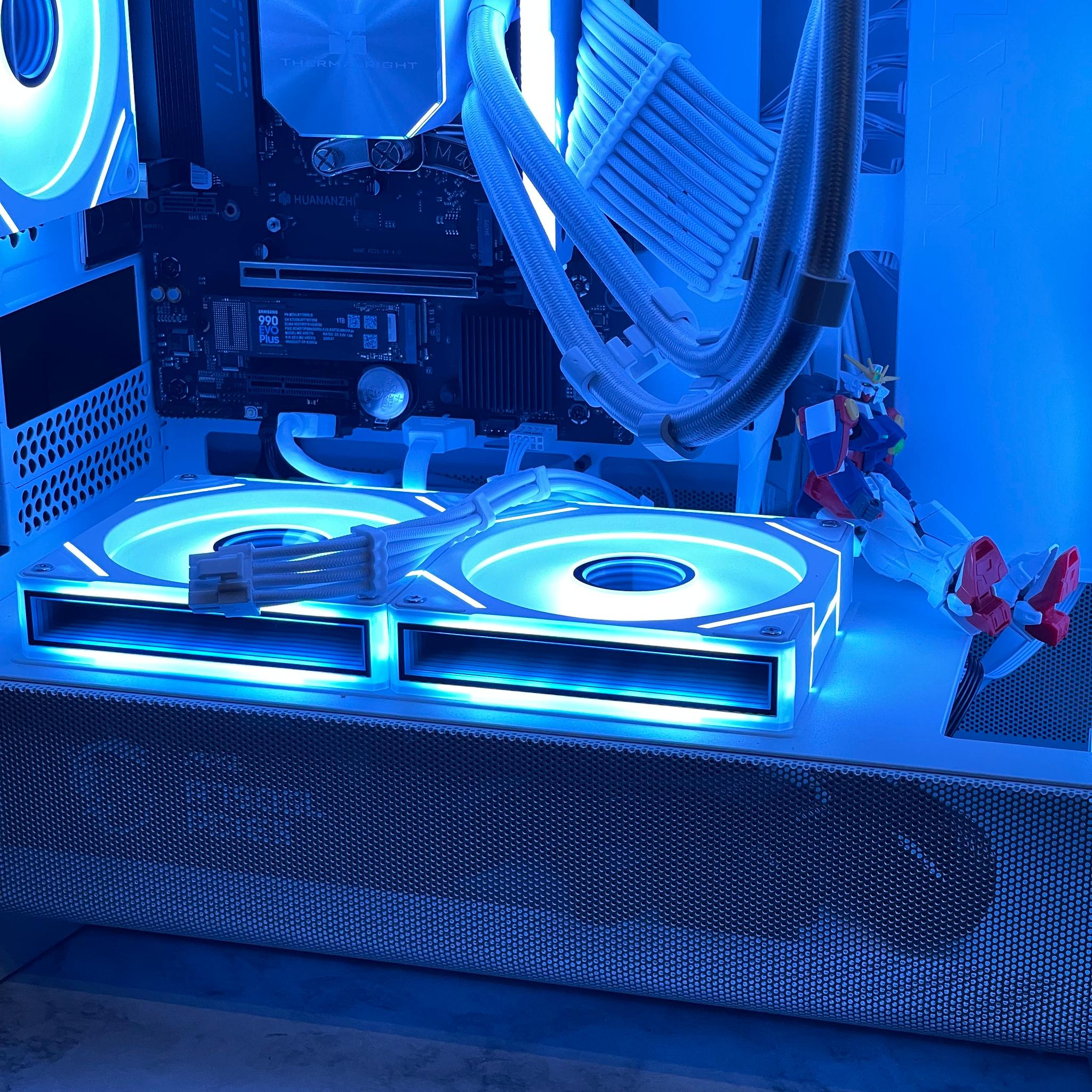 Custom All-White AM5 Gaming PC | Ryzen 5 7600X, 32GB DDR5, 1TB SSD (NO GPU!)