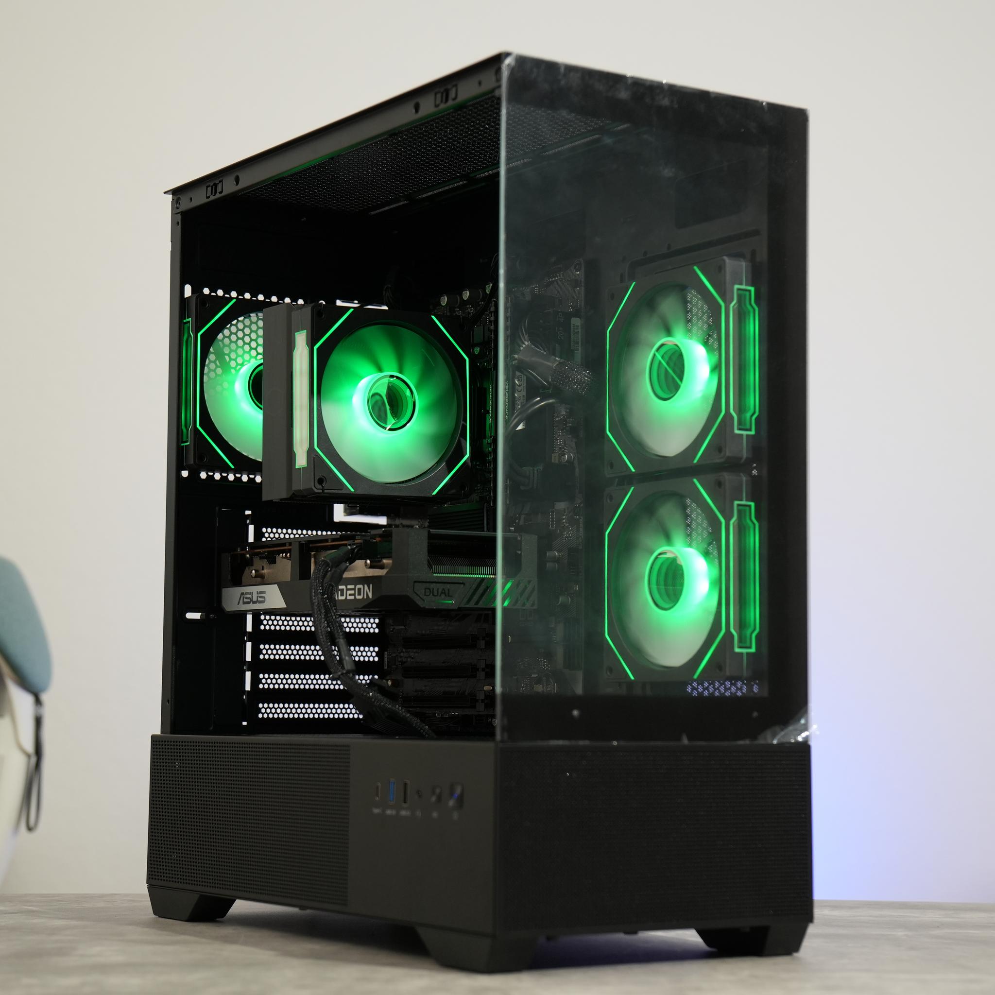 Gaming PC | RX 6600 + INTEL i3 13100F | 16GB RAM | 1TB SSD | WIFI/ BT | WINDOWS 11 |