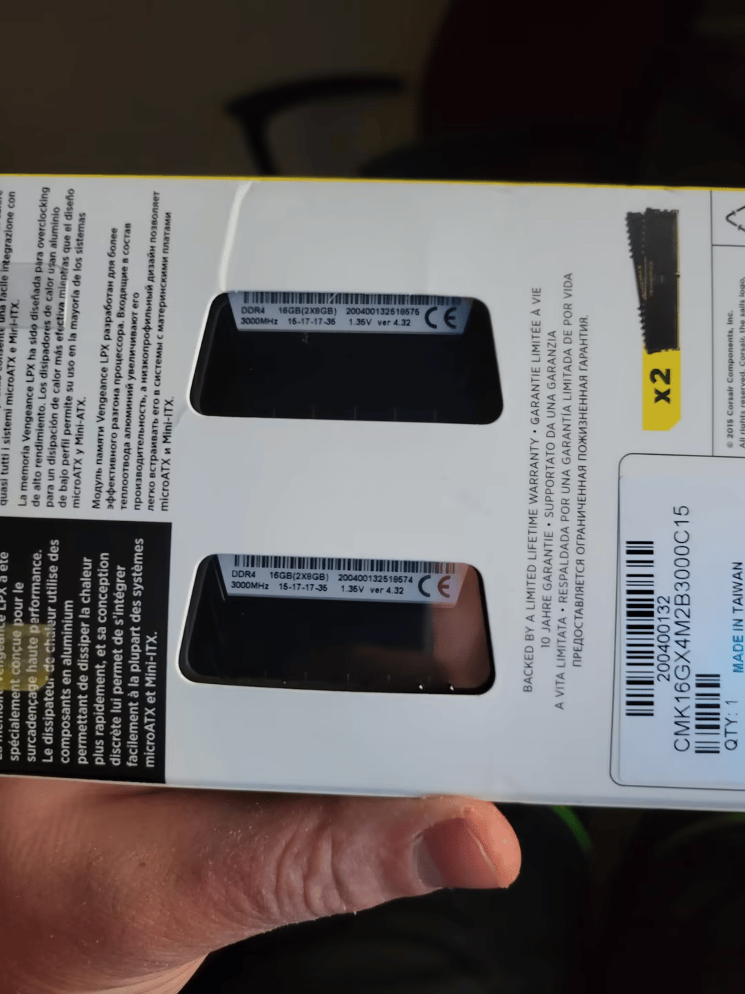 Like New Corsair Vengeance LPX