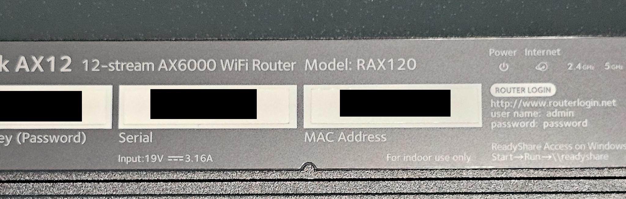 NETGEAR AX12 (Model RAX120) 12-Stream AX WiFi Router