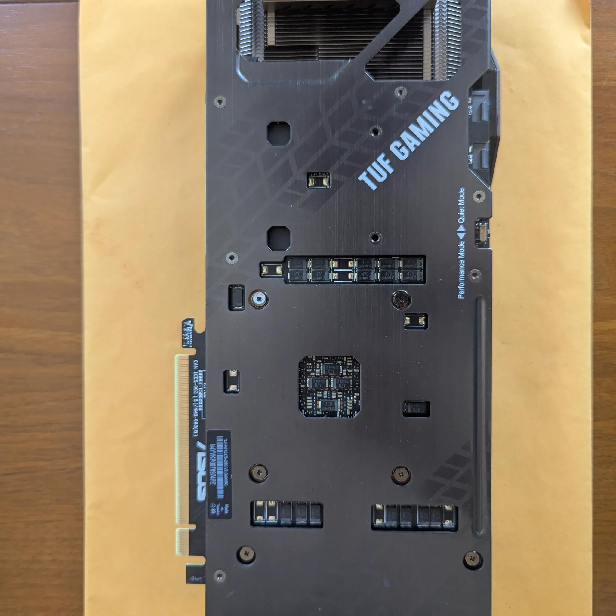 Copy of ASUS NVIDIA GeForce RTX 3070 Ti TUF Gaming Overclocked Triple-Fan 8GB GDDR6X PCIe 4.0 Gra...