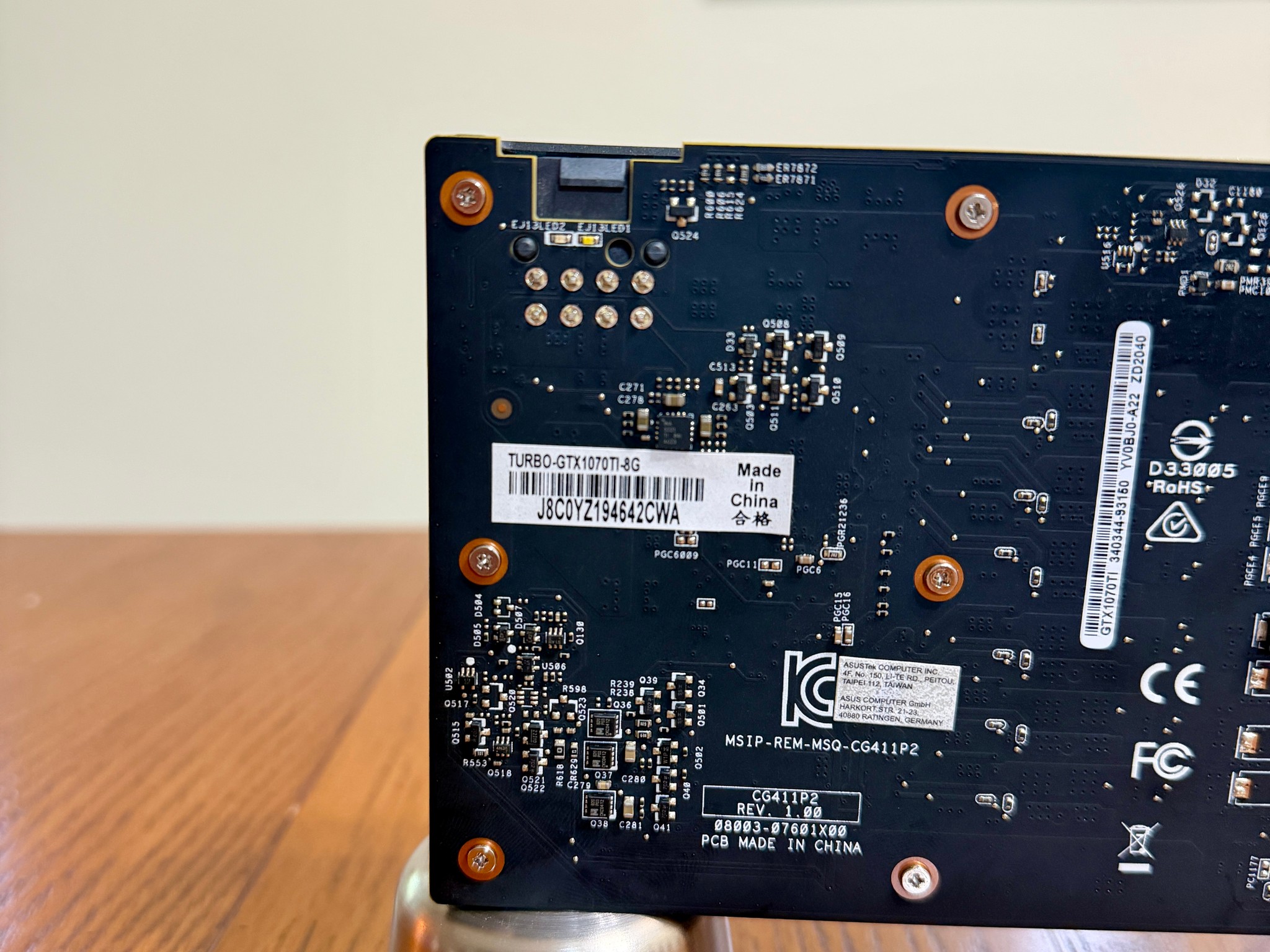 ASUS Turbo GeForce GTX 1070 Ti