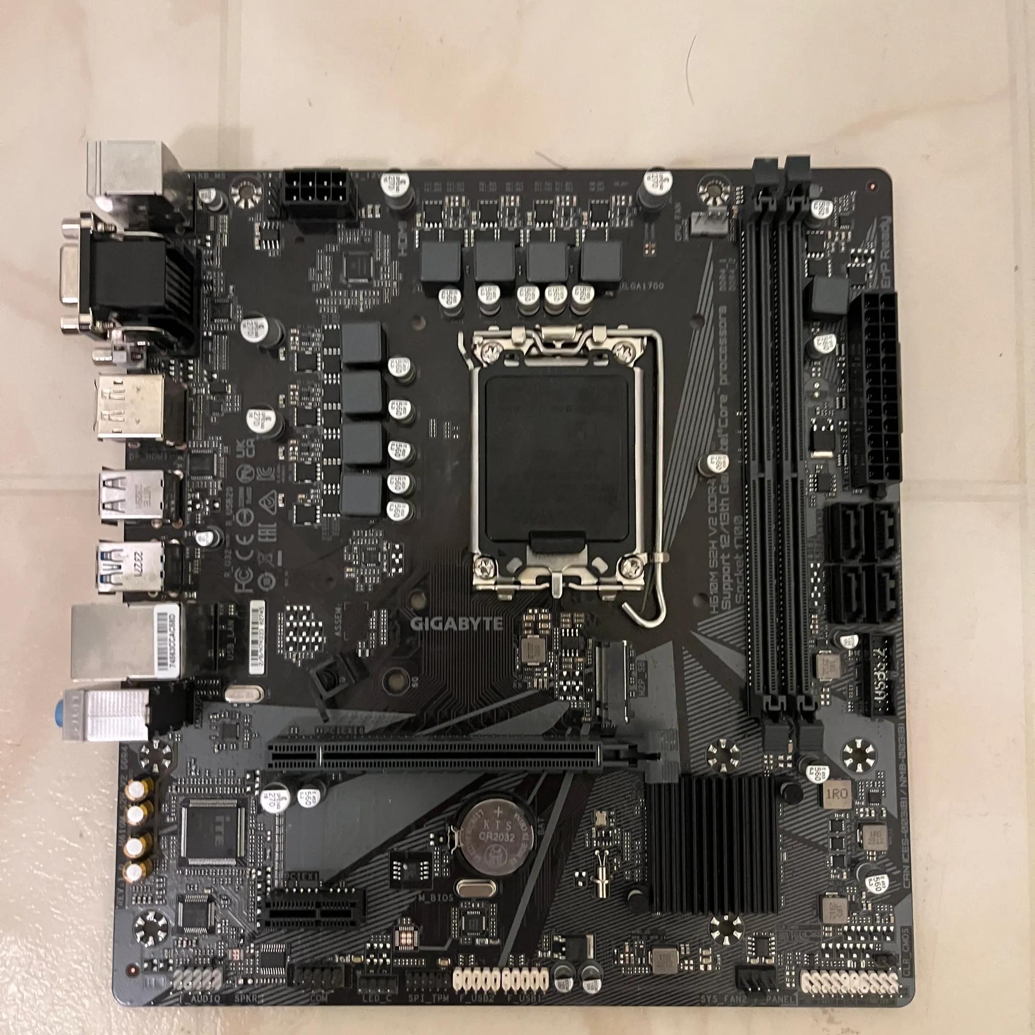 GIGABYTE H610M S2H V2 DDR4 (LGA 1700/ Micro ATX/ DDR4/ Single M.2/ PCIe 4.0/ USB 3.2 Gen1)