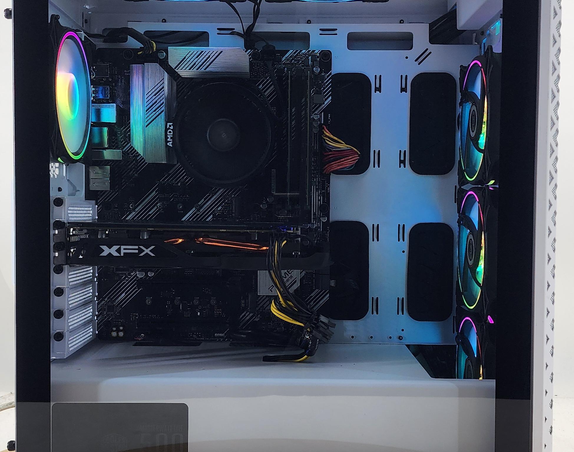 Gaming PC Ryzen 3 4100 8GB RAM 256GB SSD+1TB HDD RX 570 8GB Windows 11 Computer