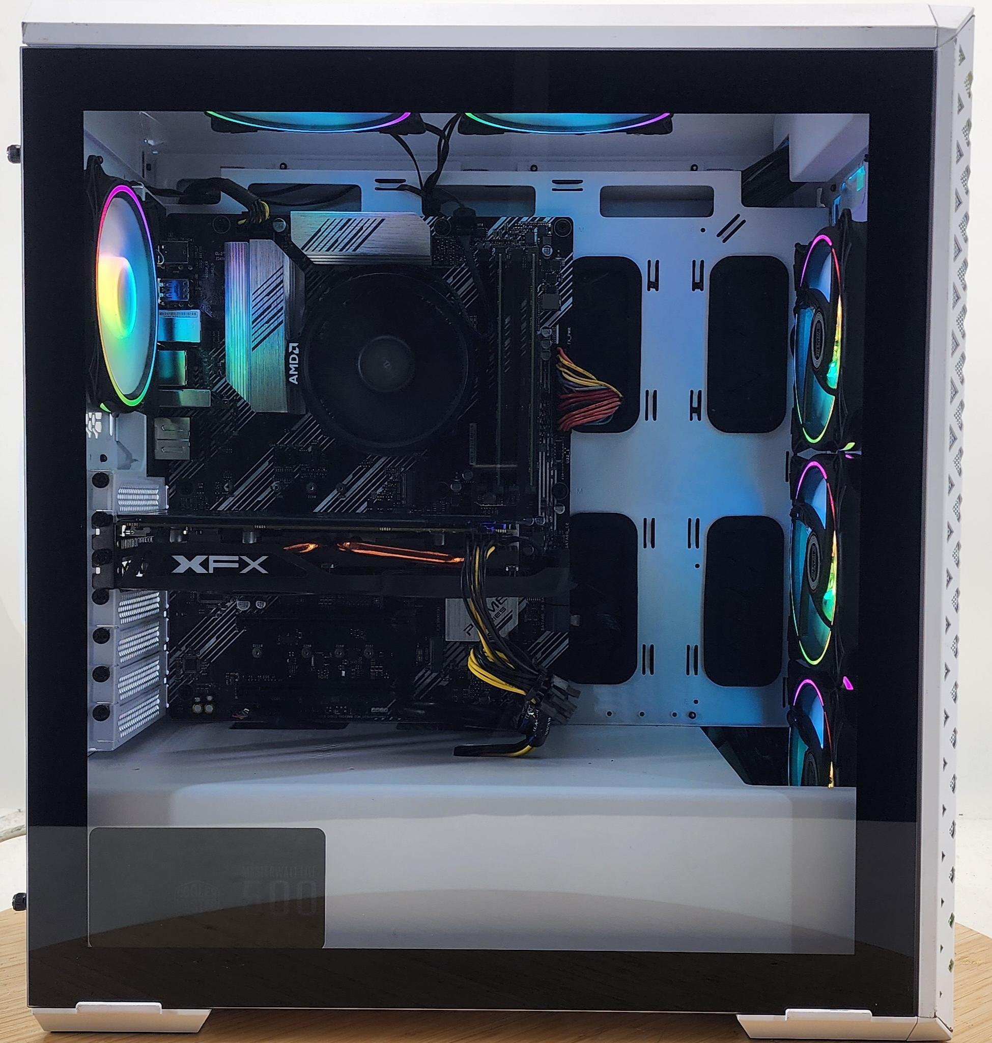 Gaming PC Ryzen 3 4100 8GB RAM 256GB SSD+1TB HDD RX 570 8GB Windows 11 Computer