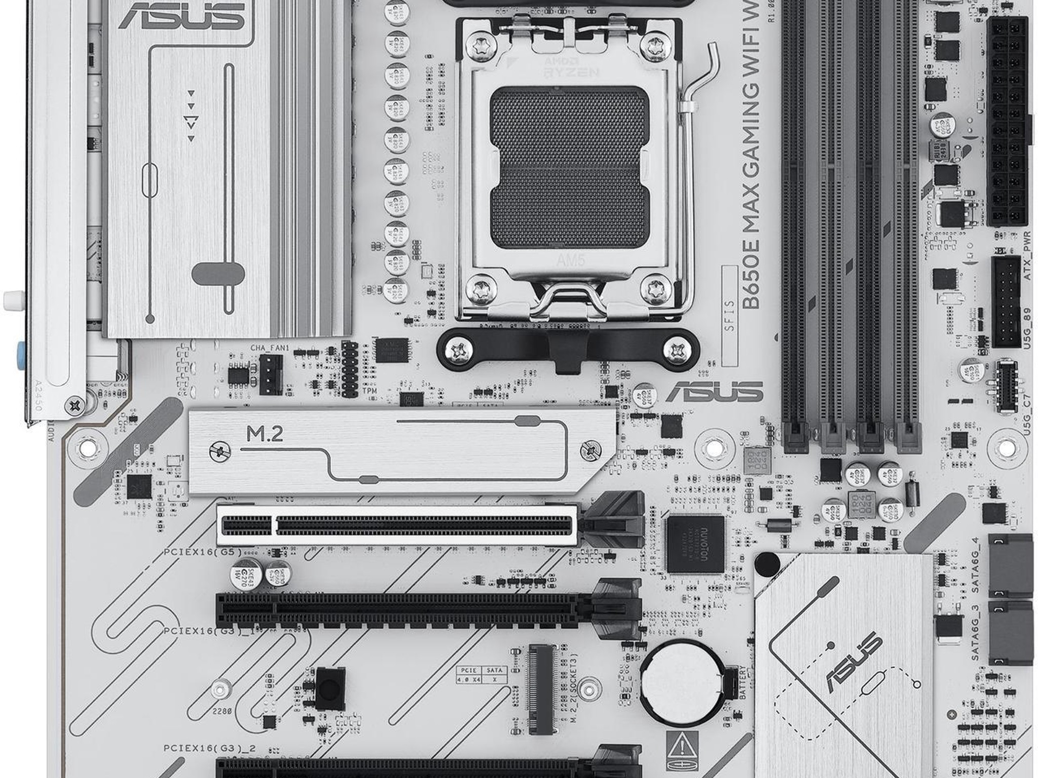 ASUS B650E MAX GAMING WIFI W - AMD B650 AM5 ATX Motherboard