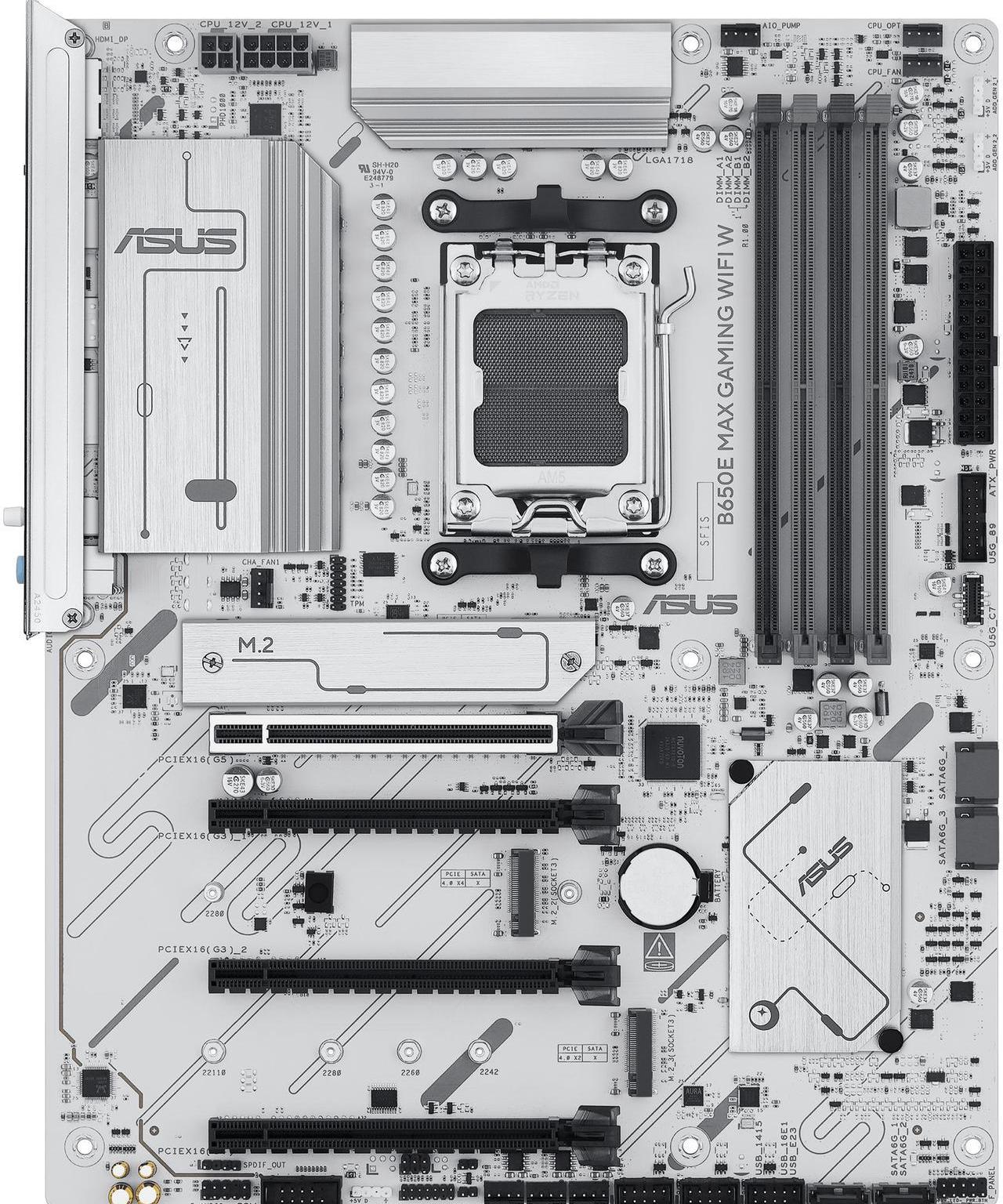 ASUS B650E MAX GAMING WIFI W - AMD B650 AM5 ATX Motherboard