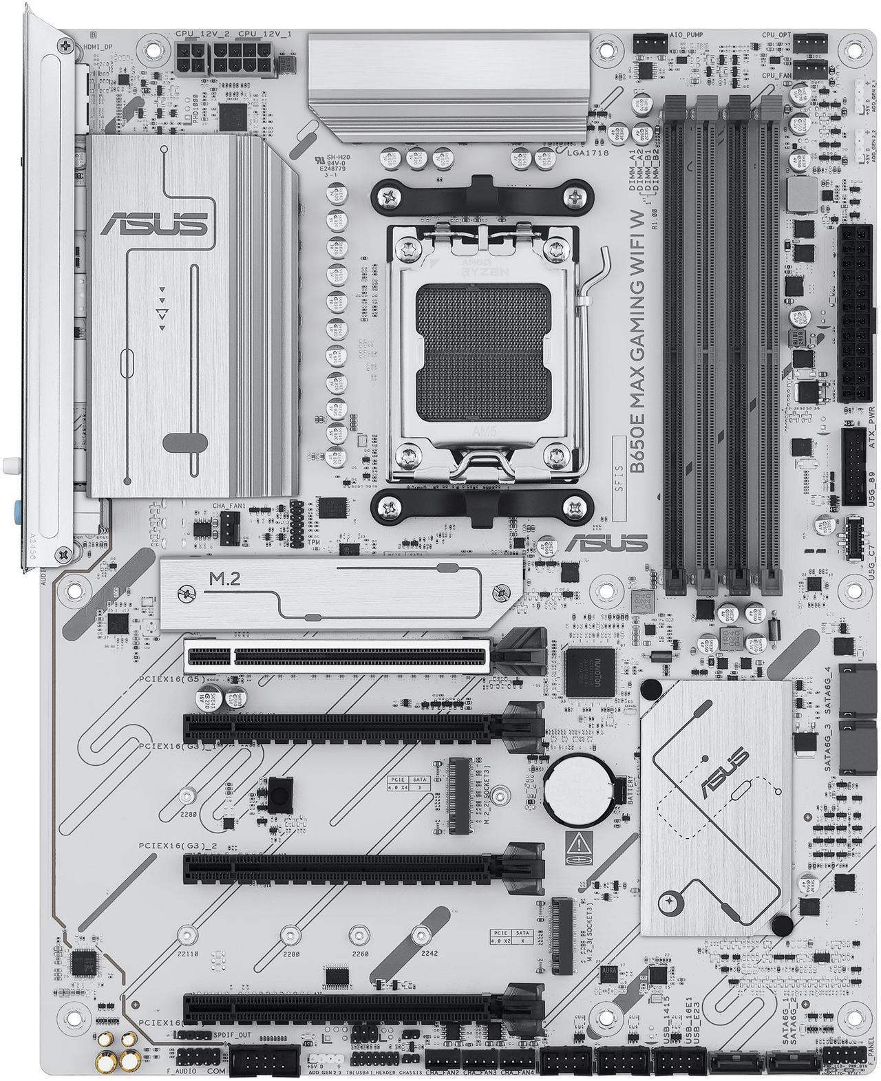 ASUS B650E MAX GAMING WIFI W - AMD B650 AM5 ATX Motherboard