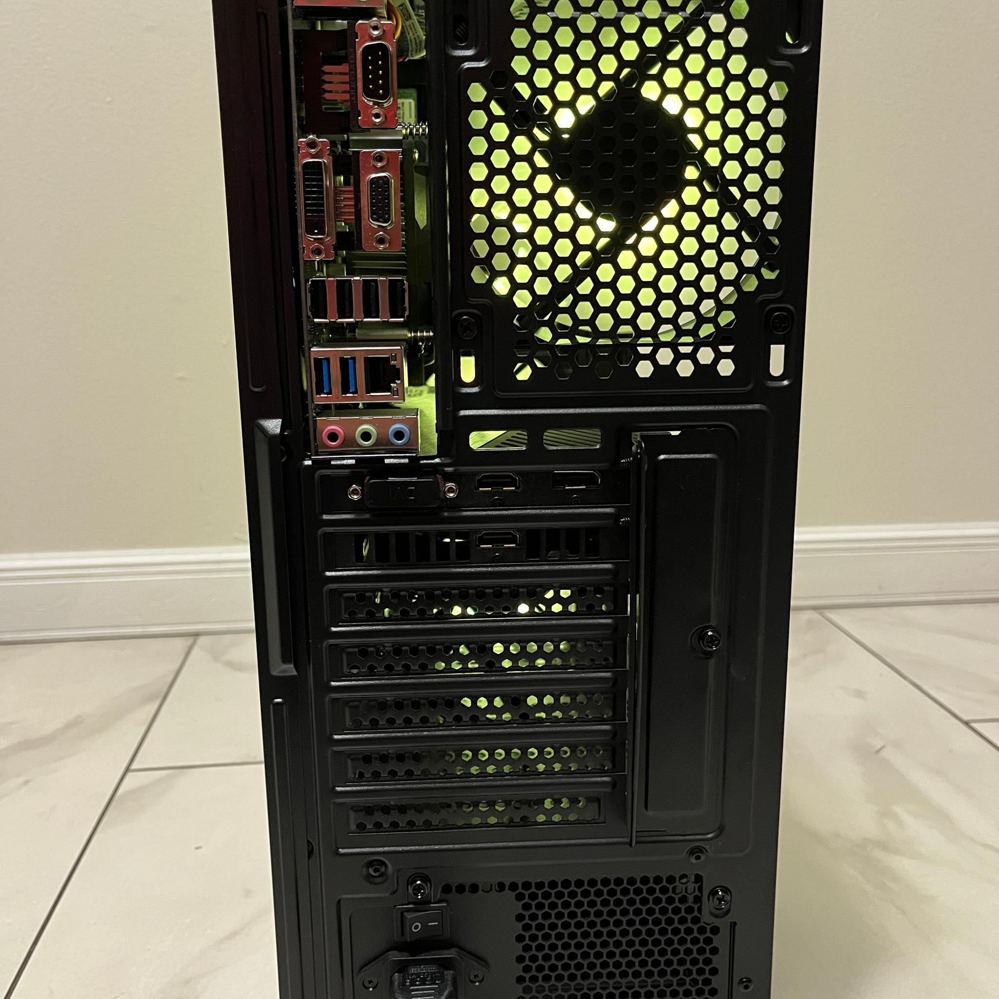 NVIDIA RTX 2060, Intel Core i5-6400, 16GB RAM, 750GB Storage, RGB Gaming PC w/ Wi-Fi & BT