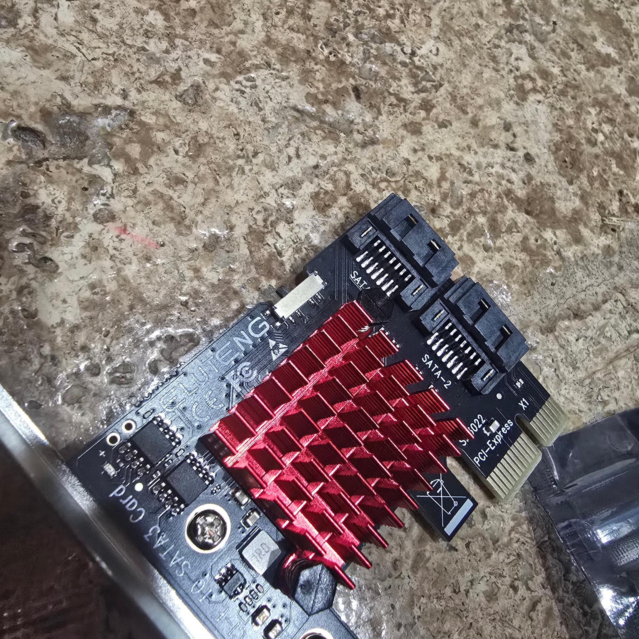 ELUTENG PCIE SATA Expansion Card 2 Ports PCIE to SATA Card 6Gbps