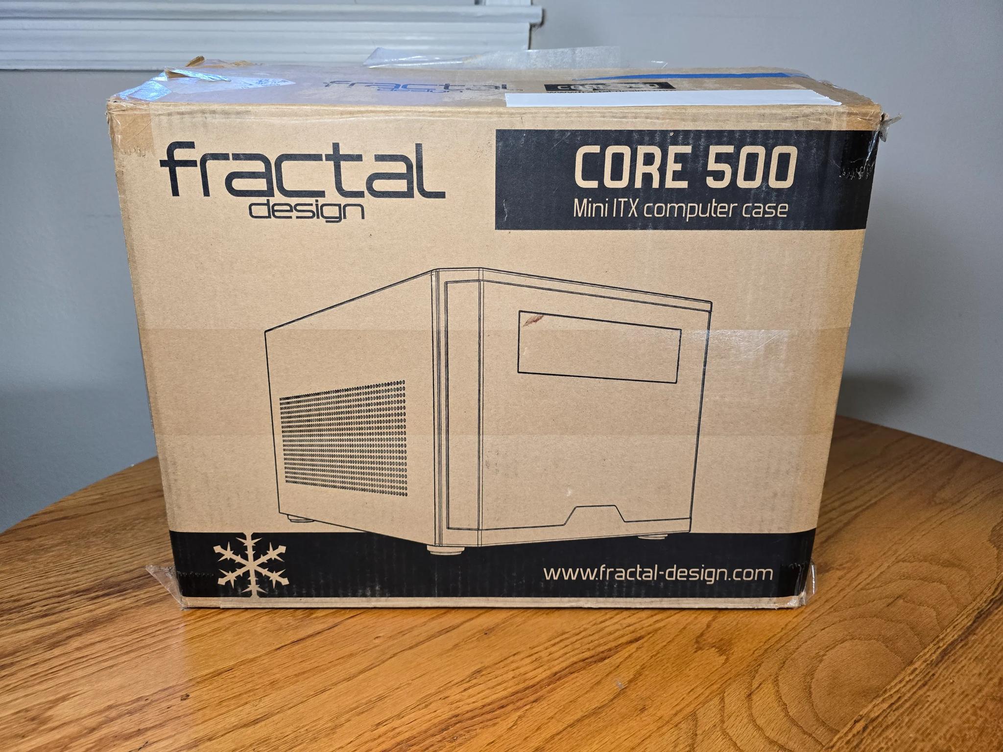 Fractal Design Core 500 Mini ITX Desktop Case *Includes (1) 140mm fan!*