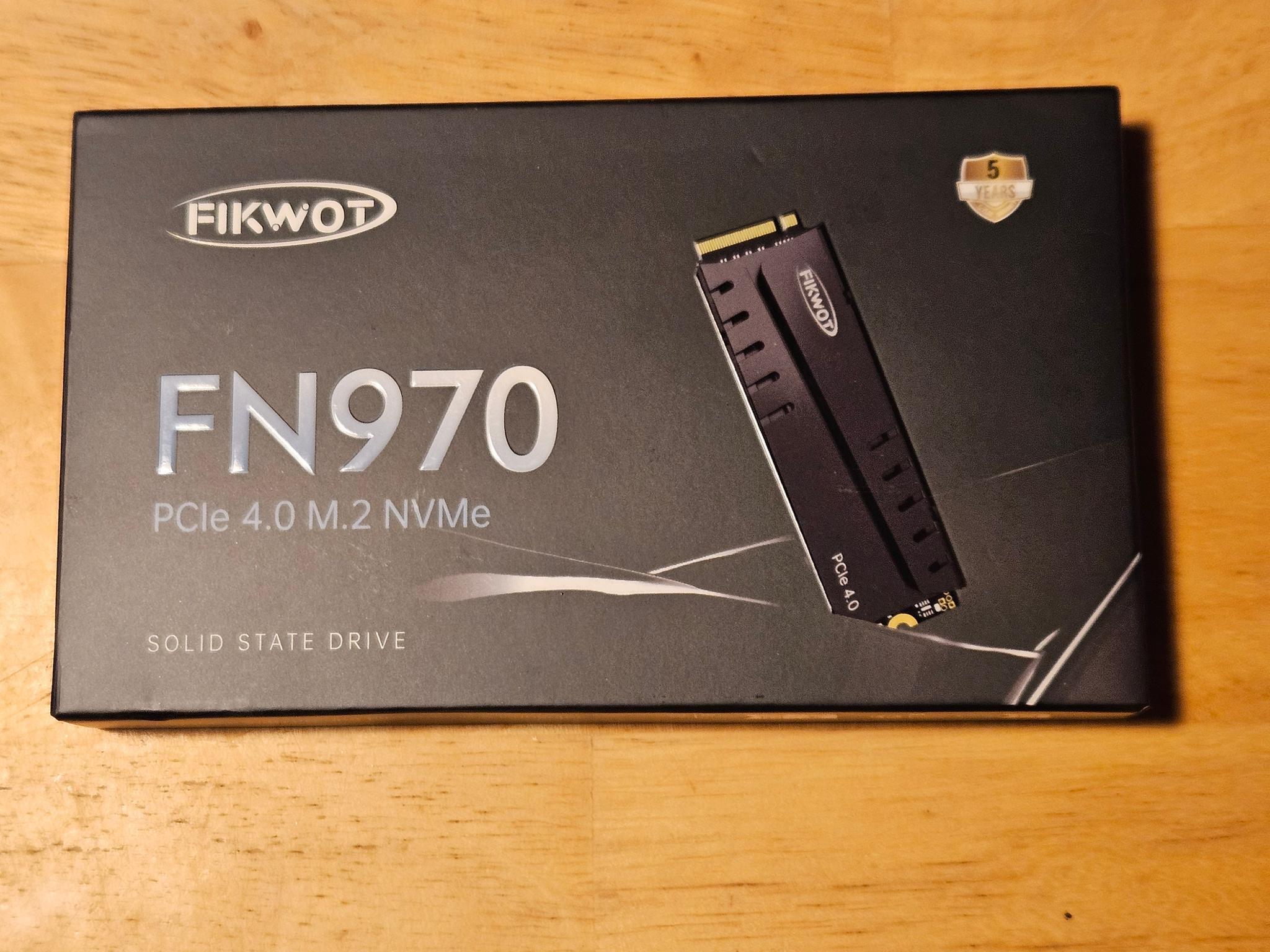 Fikwot FN 970 2TB with heatsink
