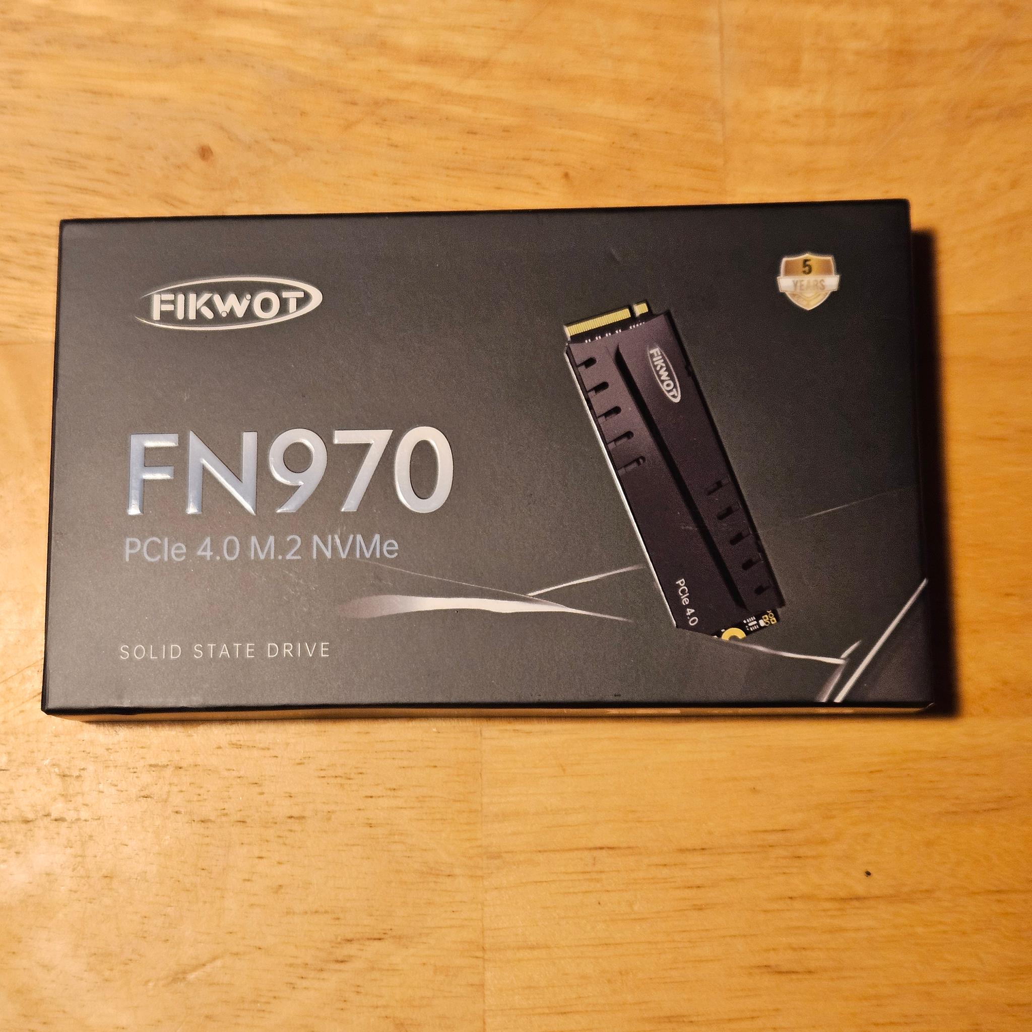 Fikwot FN 970 2TB with heatsink