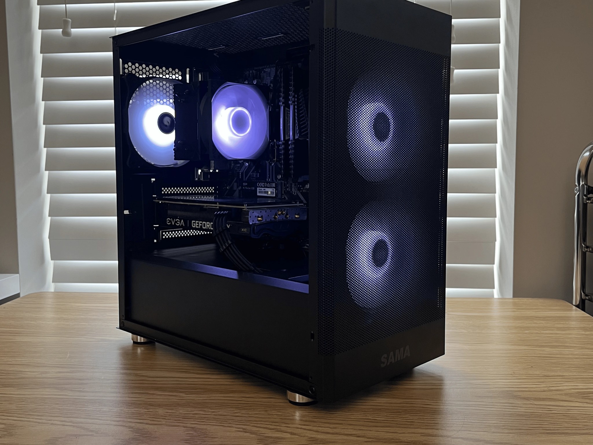 🔥⚫Black RGB Gaming PC | Ryzen 5 3600 | RTX 3060Ti | 32GB DDR4 | WiFi & BT ⚫🔥