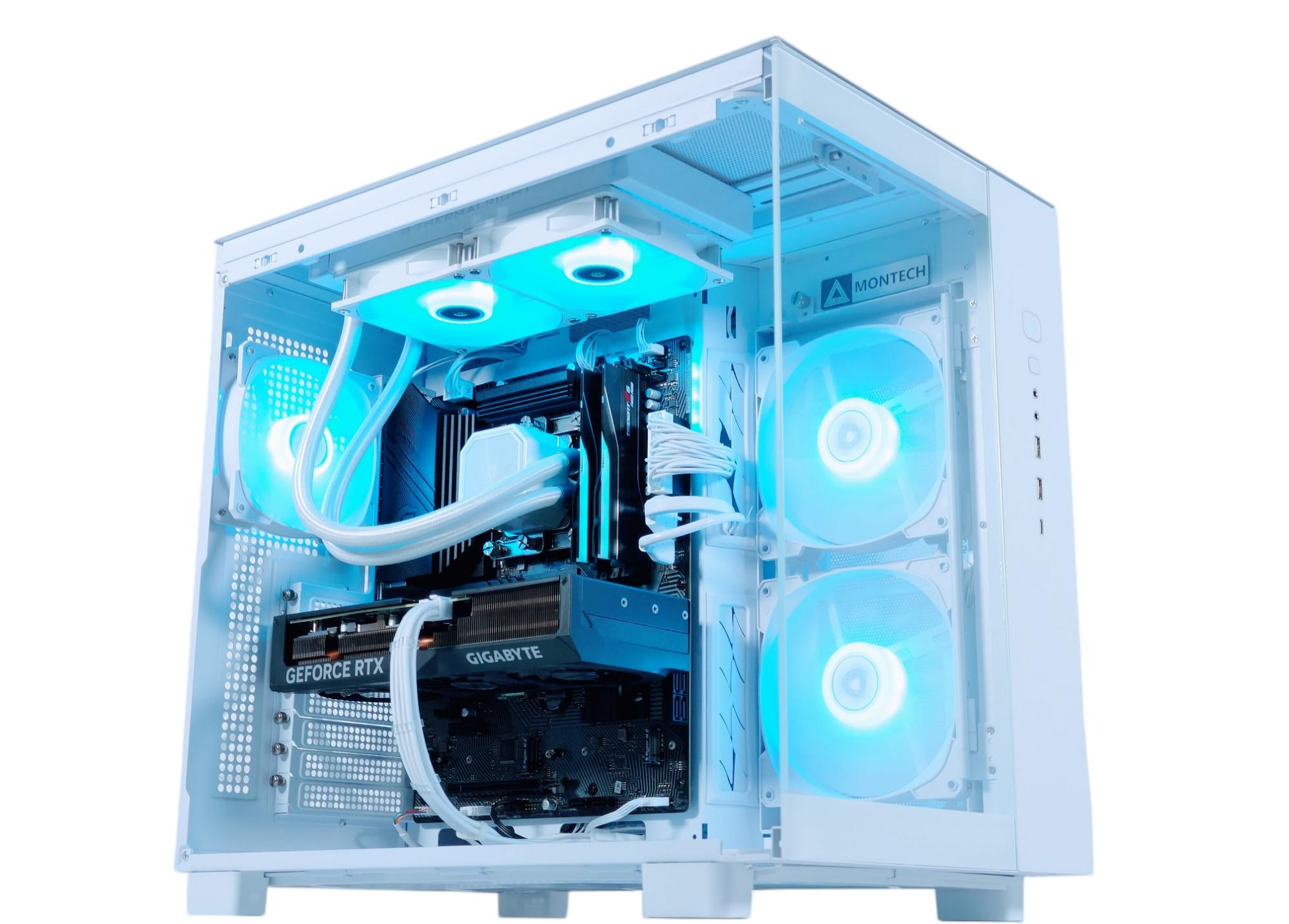 🏆Liquid cooled Gaming PC❇️ Nvidia RTX 4070  12GB❇️ Intel 13600KF 14-Core❇️ 32GB DDR5❇️1TB SSD