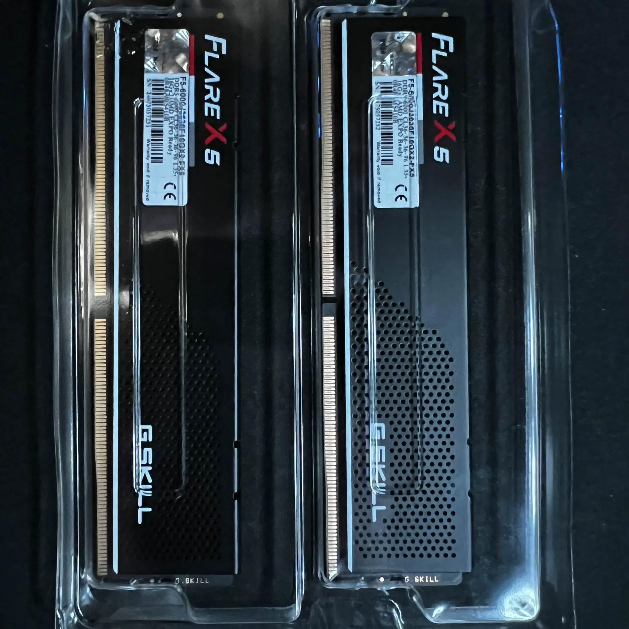 G.Skill Flare X5 Series 32GB (2 x 16GB) DDR5 CL36 6000MHz - AMD EXPO Ready