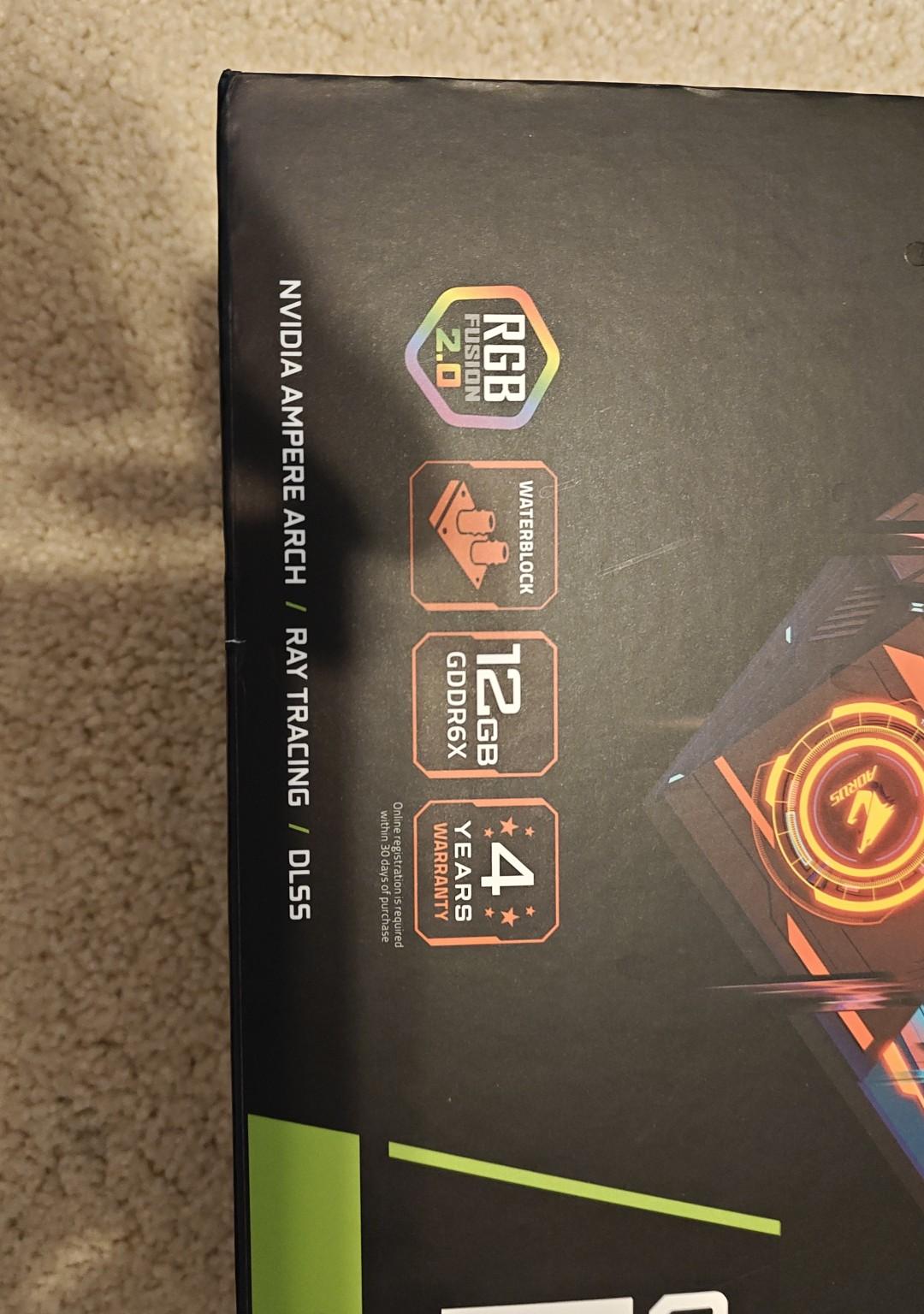 NEw AORUS XTREME GeForce RTX 3080 Ti