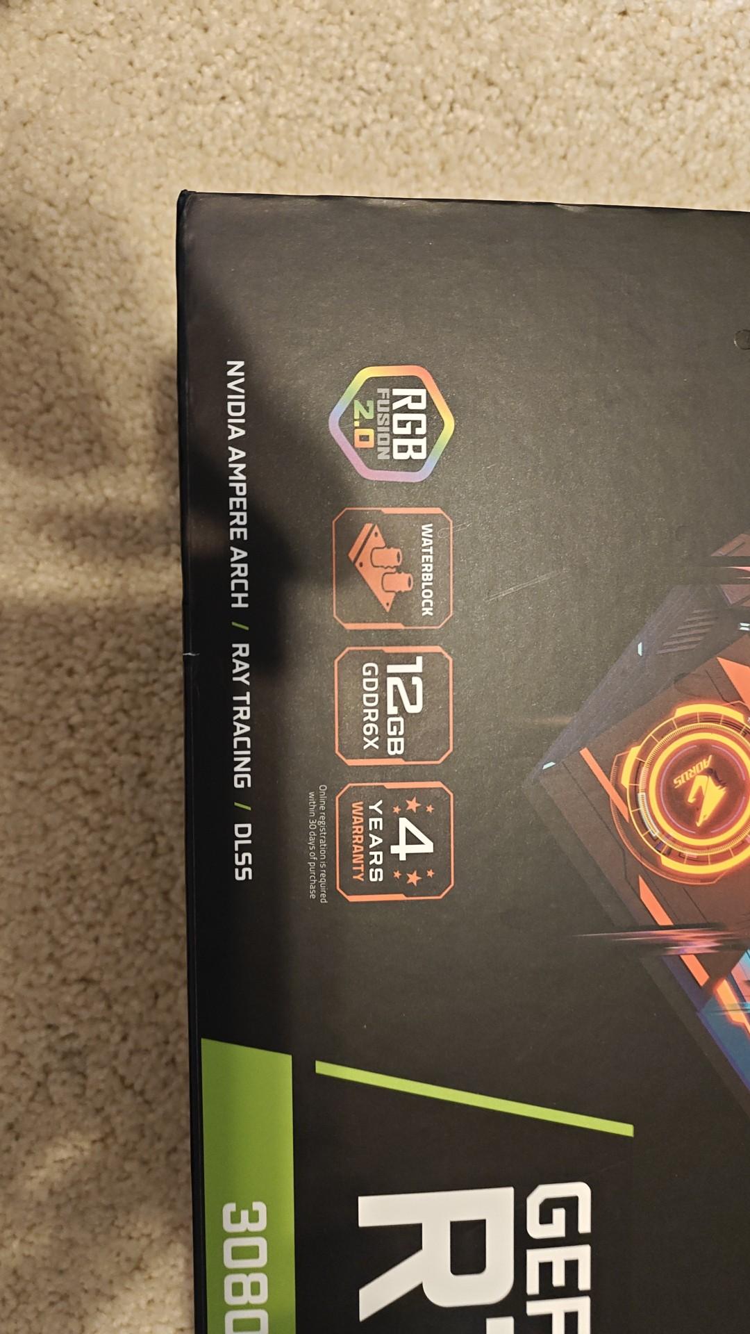NEw AORUS XTREME GeForce RTX 3080 Ti