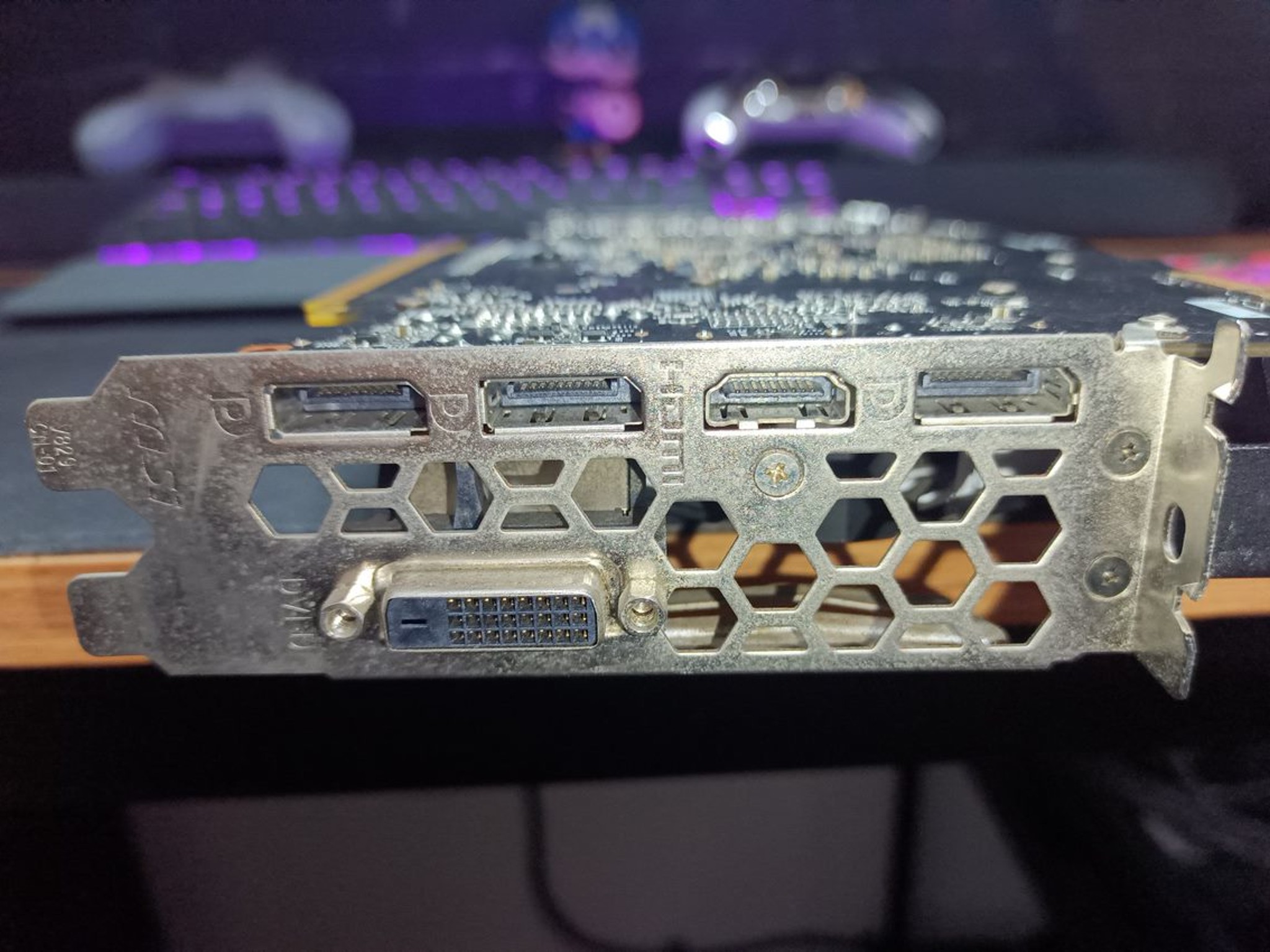 MSI GeForce GTX 1080 8GB GDDR5X With Custom Backplate!!!