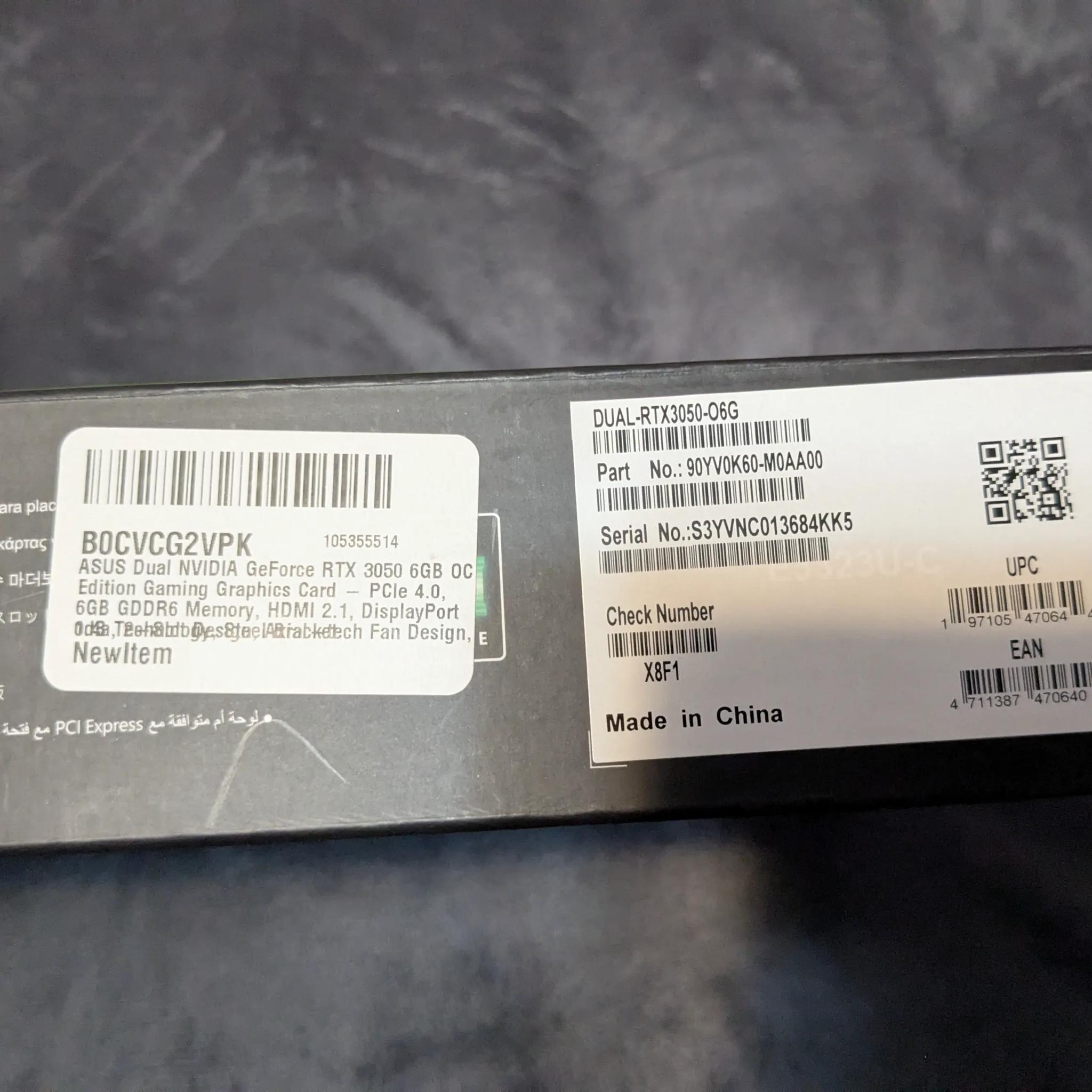 RTX 3050 6GB