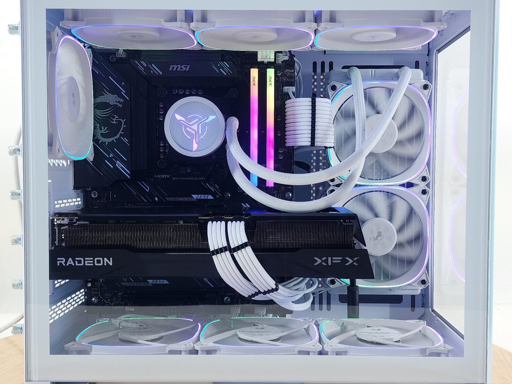 Gaming PC Ultra 7 265K 32GB RAM 1TB SSD RX 9070 XT 16GB Windows 11 PC