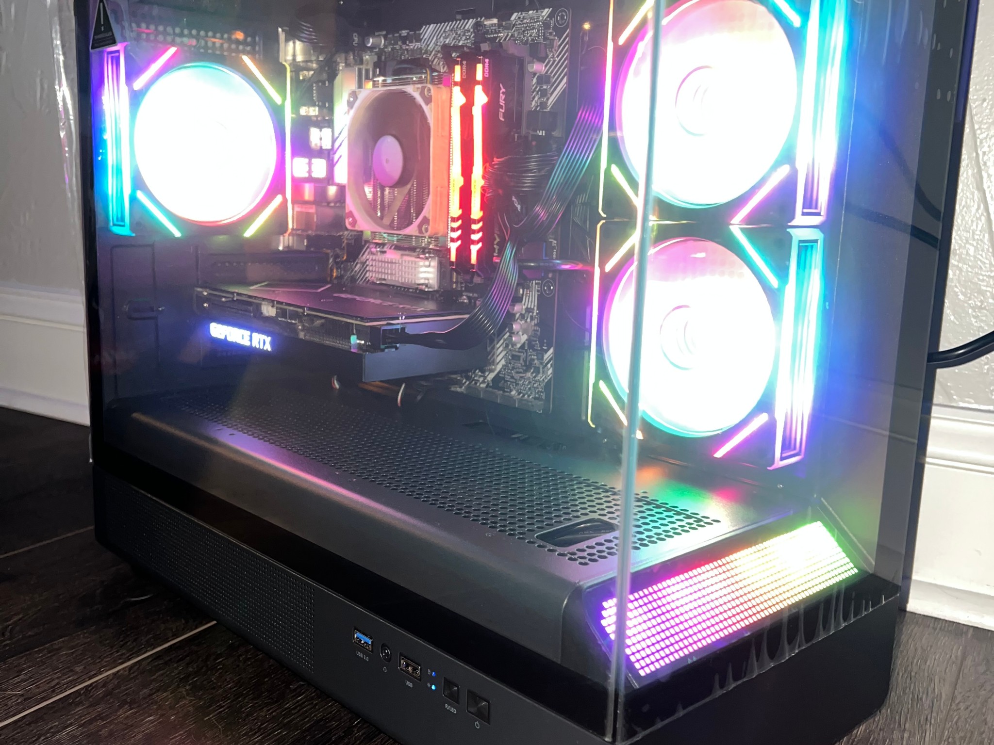 High Performance Starter Gaming PC / Ryzen 7 5700G - RTX 3060 Ti 8GB