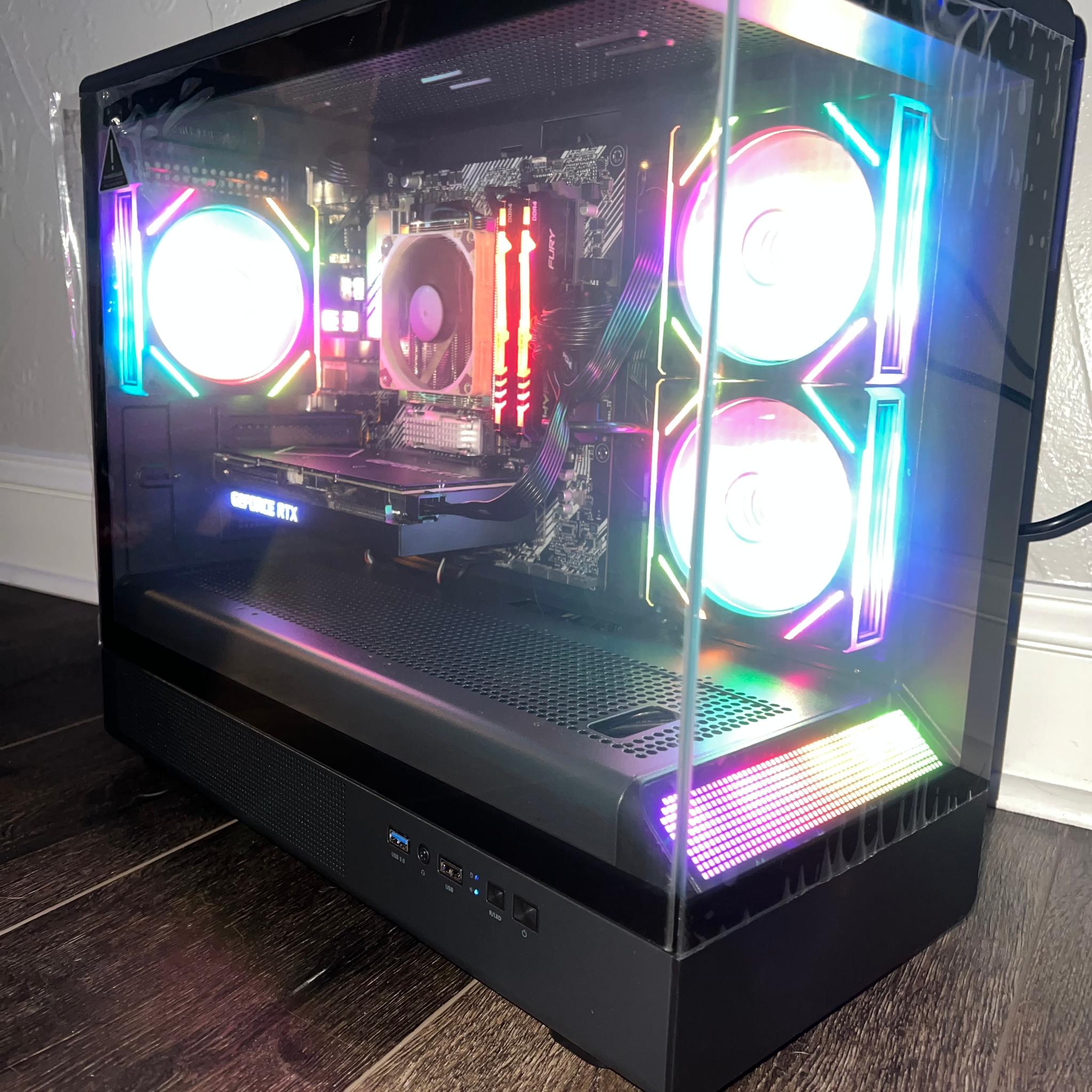 High Performance Starter Gaming PC / Ryzen 7 5700G - RTX 3060 Ti 8GB
