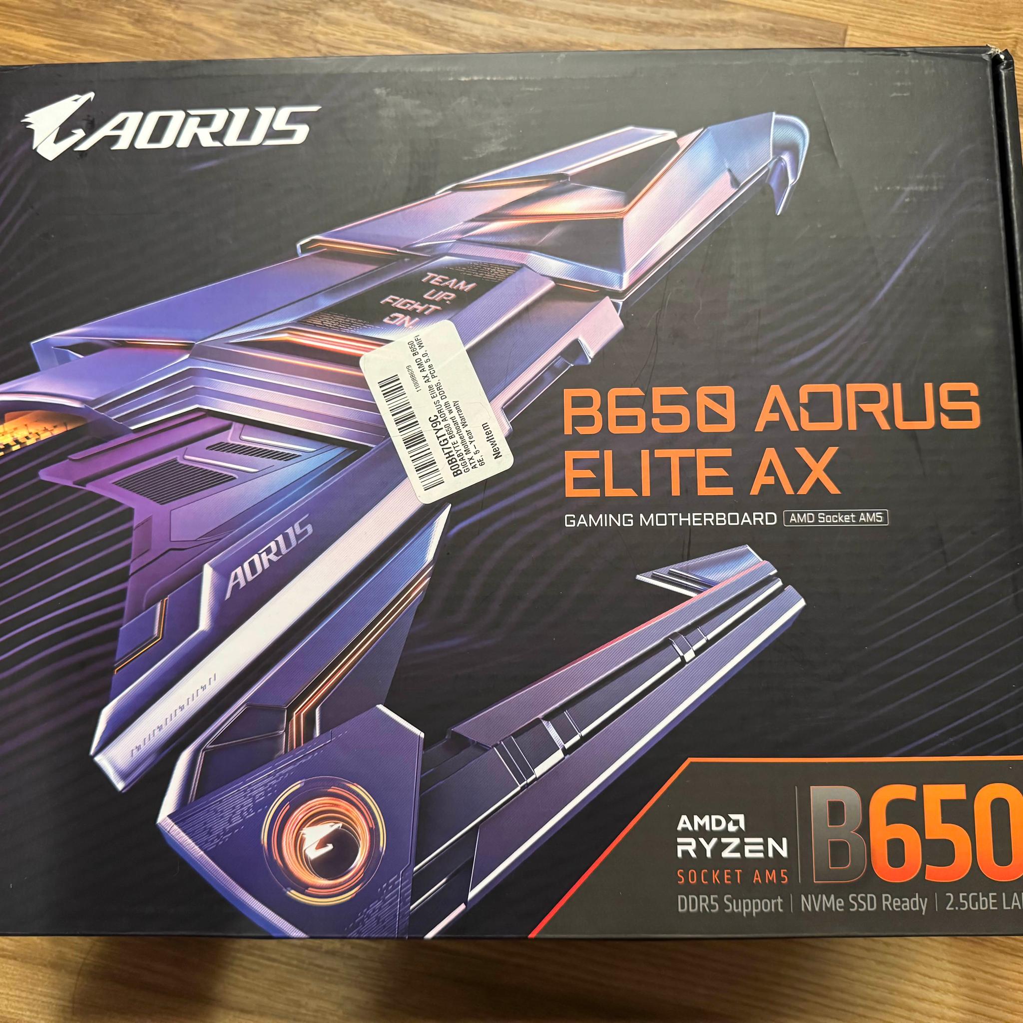 B650 AORUS ELITE AX Motherboard + AMD Ryzen™ 5 7500F + G.SKILL Trident Z5 DDR5 (AMD EXPO) 32GB Combo