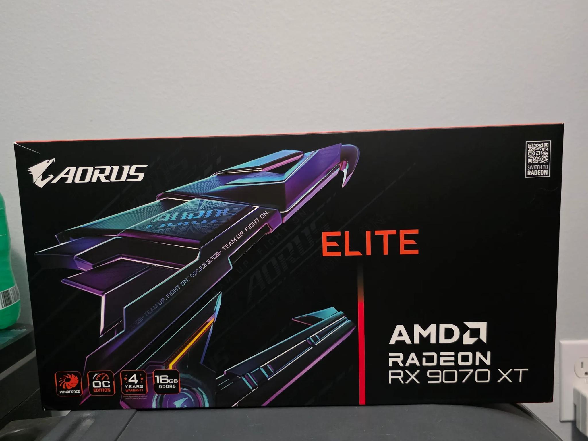 Gigabyte Aorus Elite 9070xt