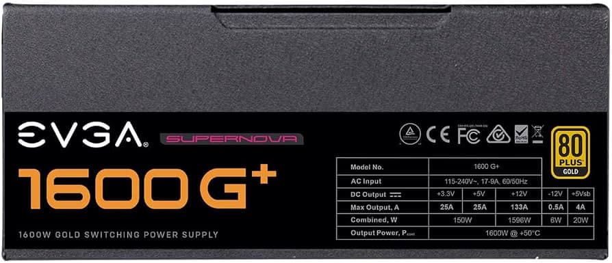 EVGA SuperNOVA 1600 G+ 80 PLUS GOLD